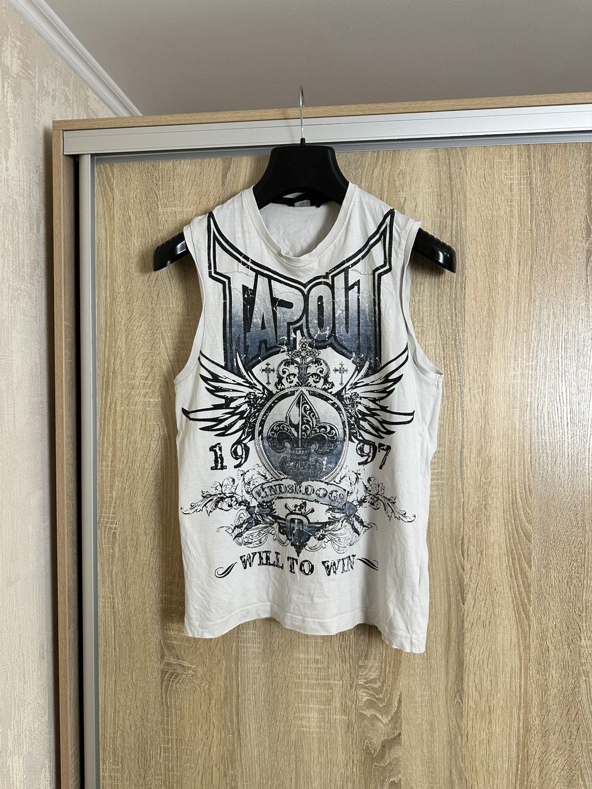 Tapout 🔥 Tapout Big Logo Tank Top T Shirt Affliction Ed Hardy Y2K Size US S / EU 44-46 / 1 - 2 Thumbnail