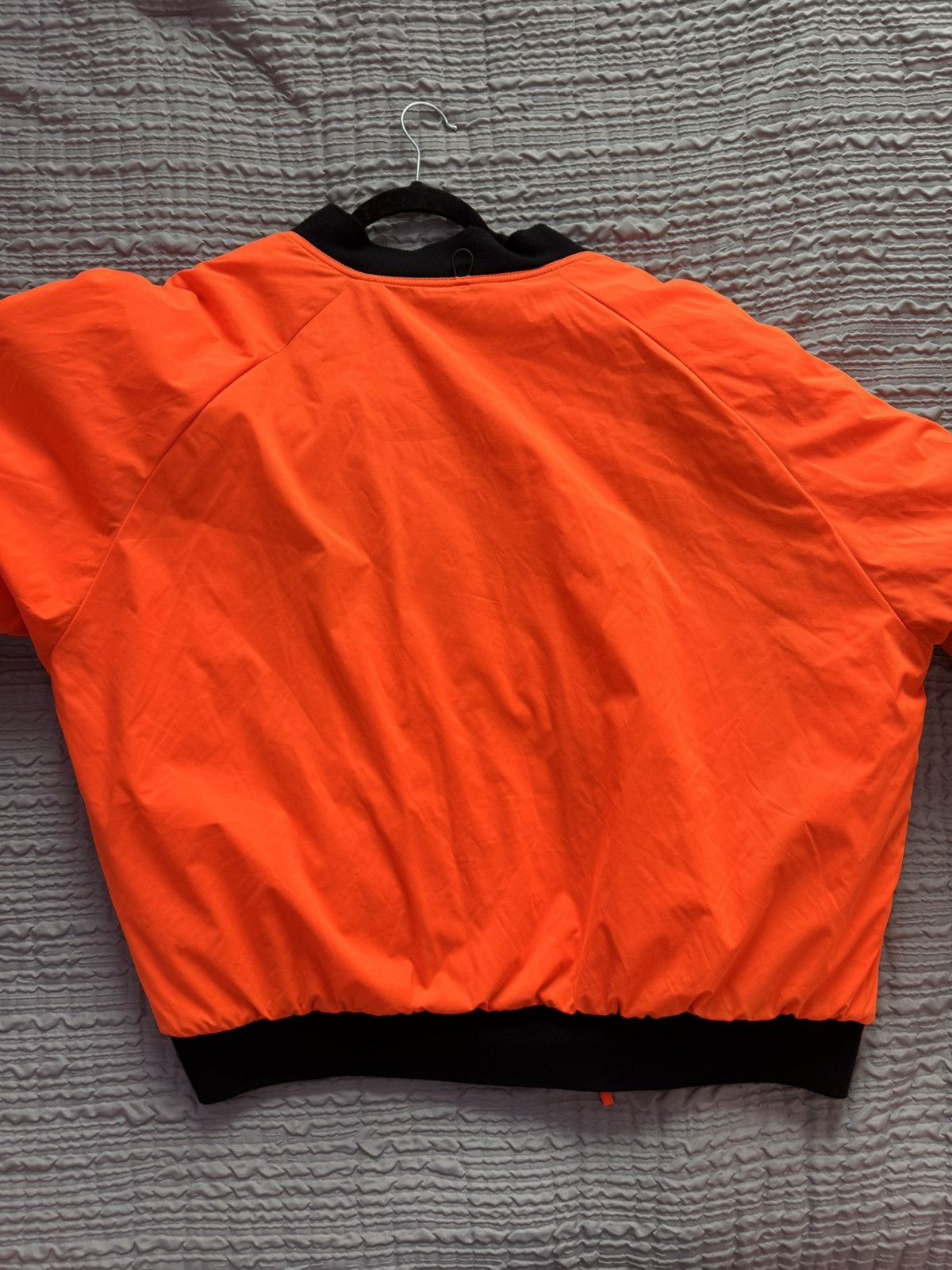 Vintage Orange bomber jacket Size US XL / EU 56 / 4 - 3 Thumbnail