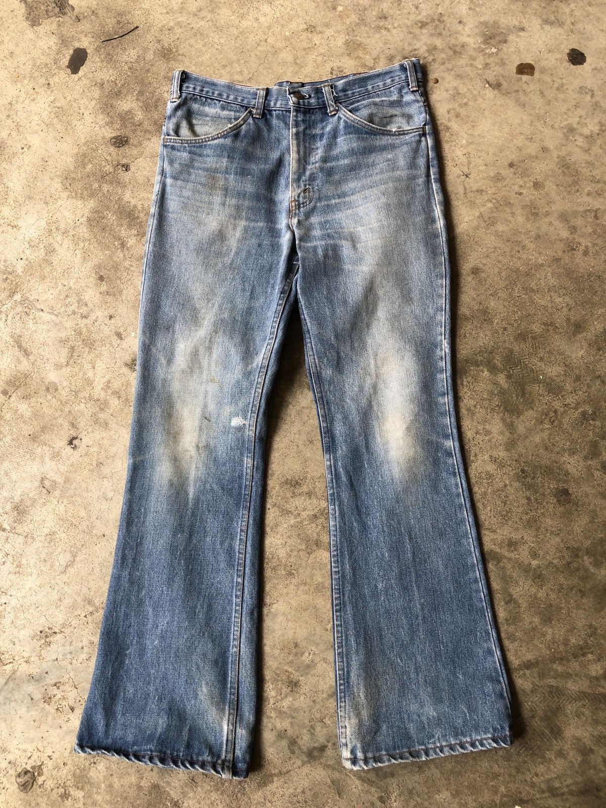 JCPenney × Vintage VINTAGE JC PENNEY FLARE DENIM JEANS Size US 33 - 2 Thumbnail
