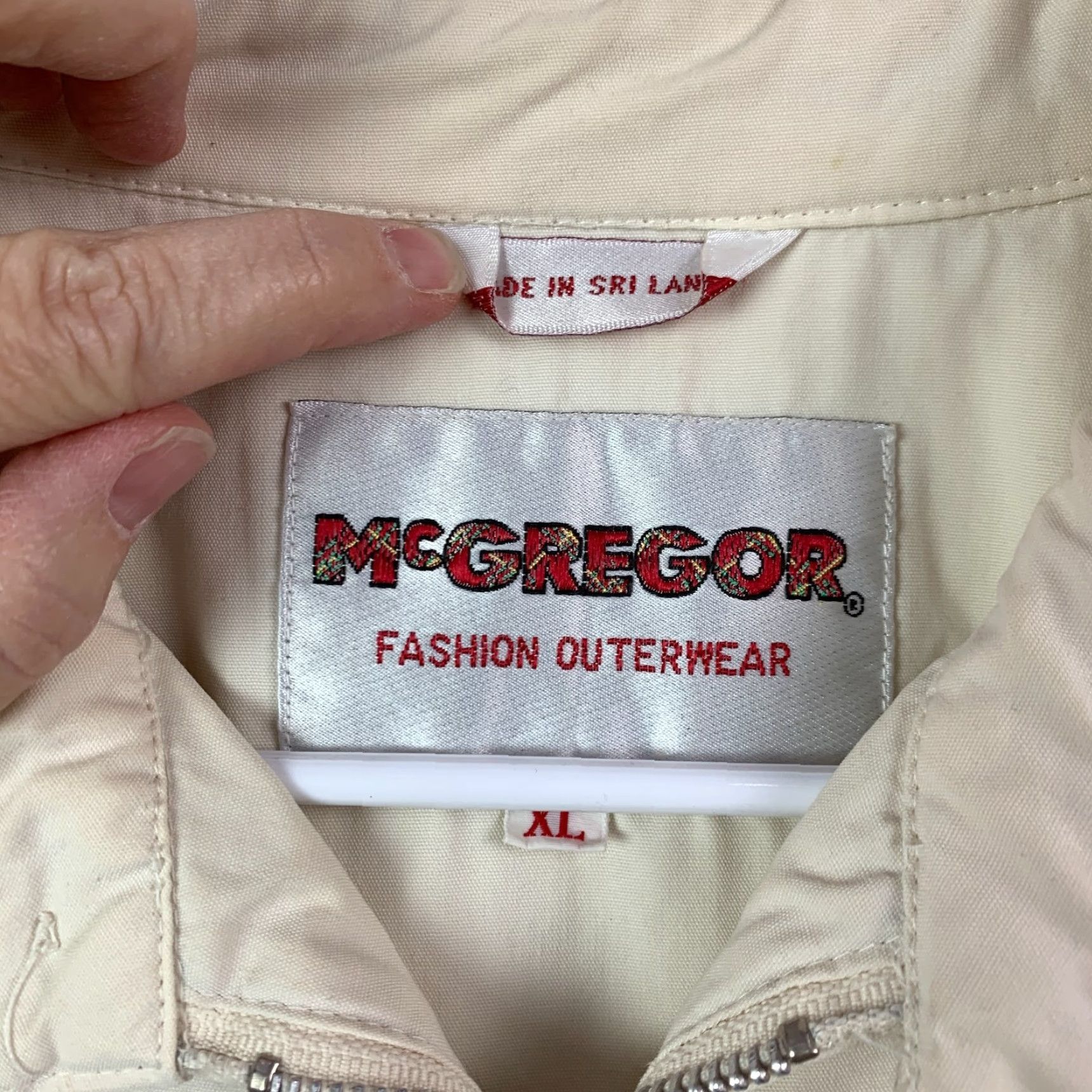 McGregor VINTAGE McGregor Jacket Mens XL Full Zip Hooded Yellow 90s Stains Folded Photos See Condition Size US XL / EU 56 / 4 - 4 Thumbnail