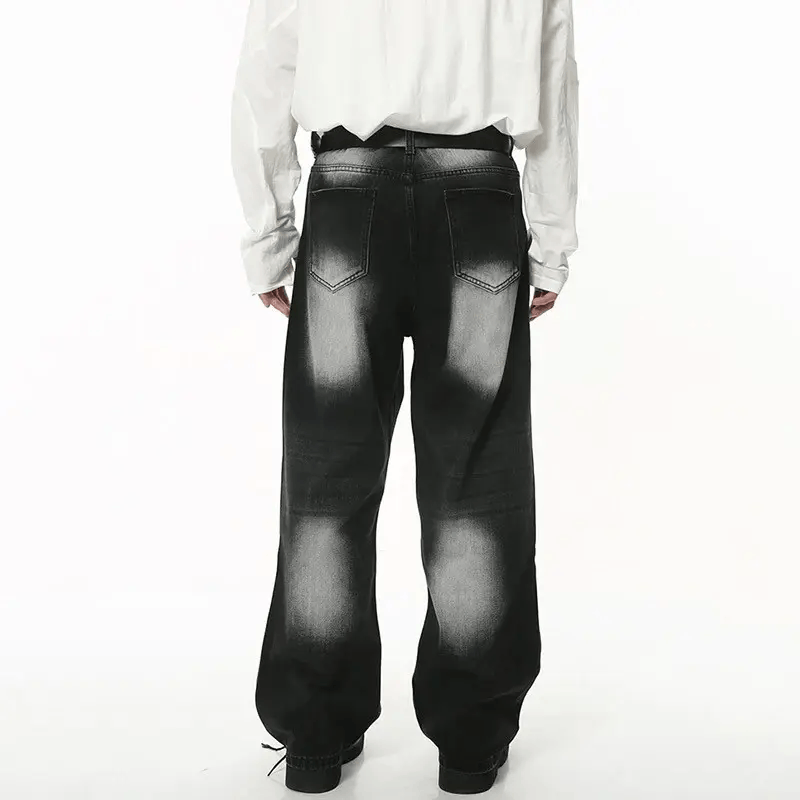 Jean × Vintage Loose wide-leg vintage distressed jeans y2k pants Size US 30 / EU 46 - 3 Thumbnail