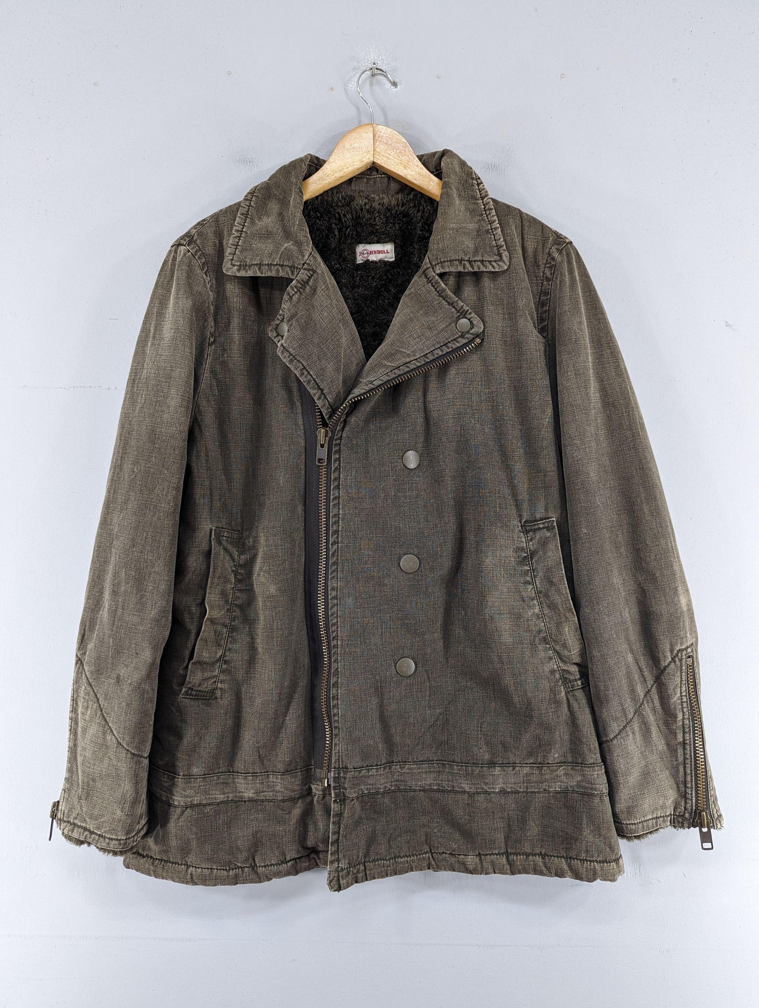 image of John Bull Fur Lining Heavy Jacket, Men's (Size Medium)