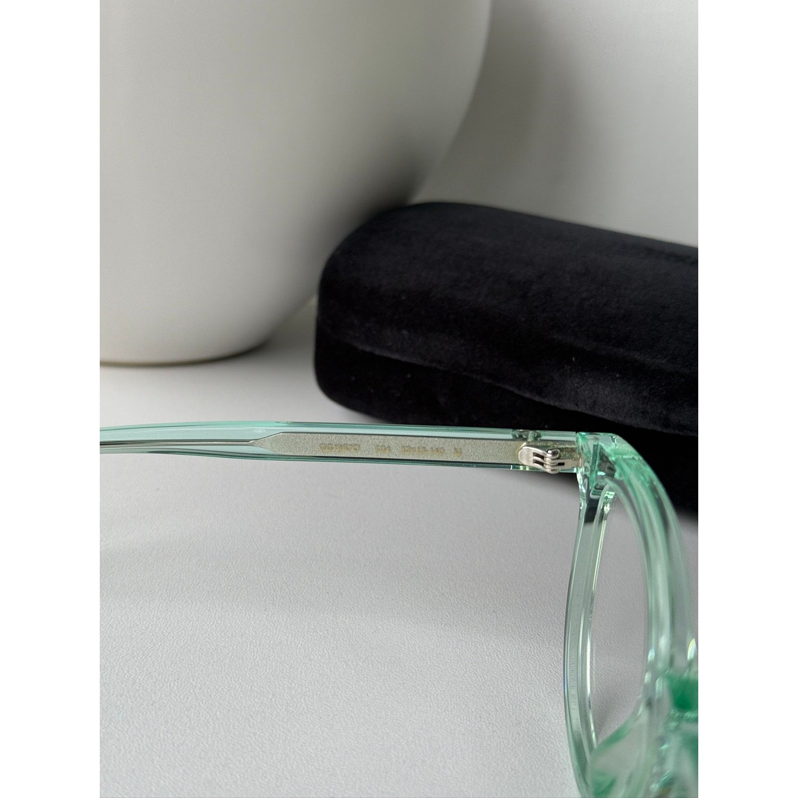 Gucci NEW Gucci GG1687O Clear Green Round Eyeglasses Frames Size ONE SIZE - 7 Thumbnail