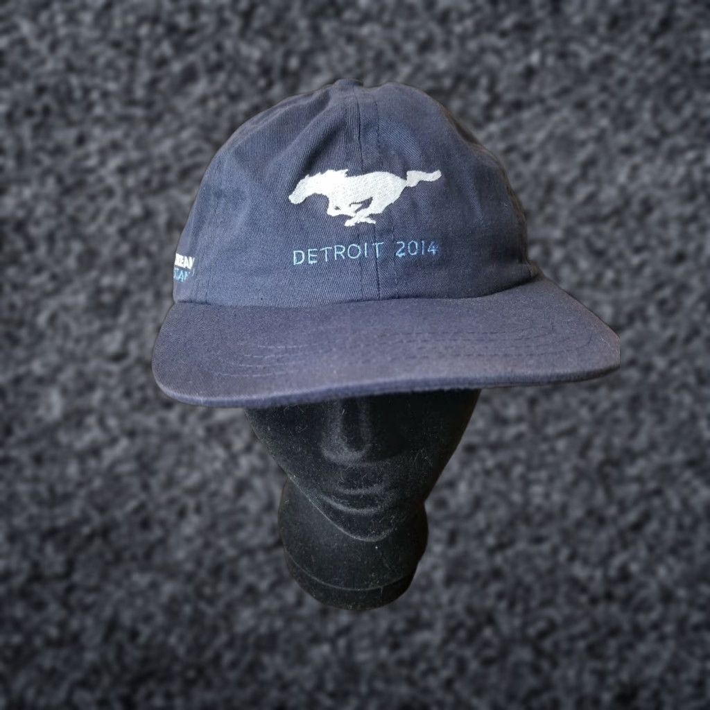 Ford Ford Employee Detroit 2014 Fuel the Dream 2015 Mustang Adjustable Dad Cap Hat Blue Men Size ONE SIZE - 1 Thumbnail