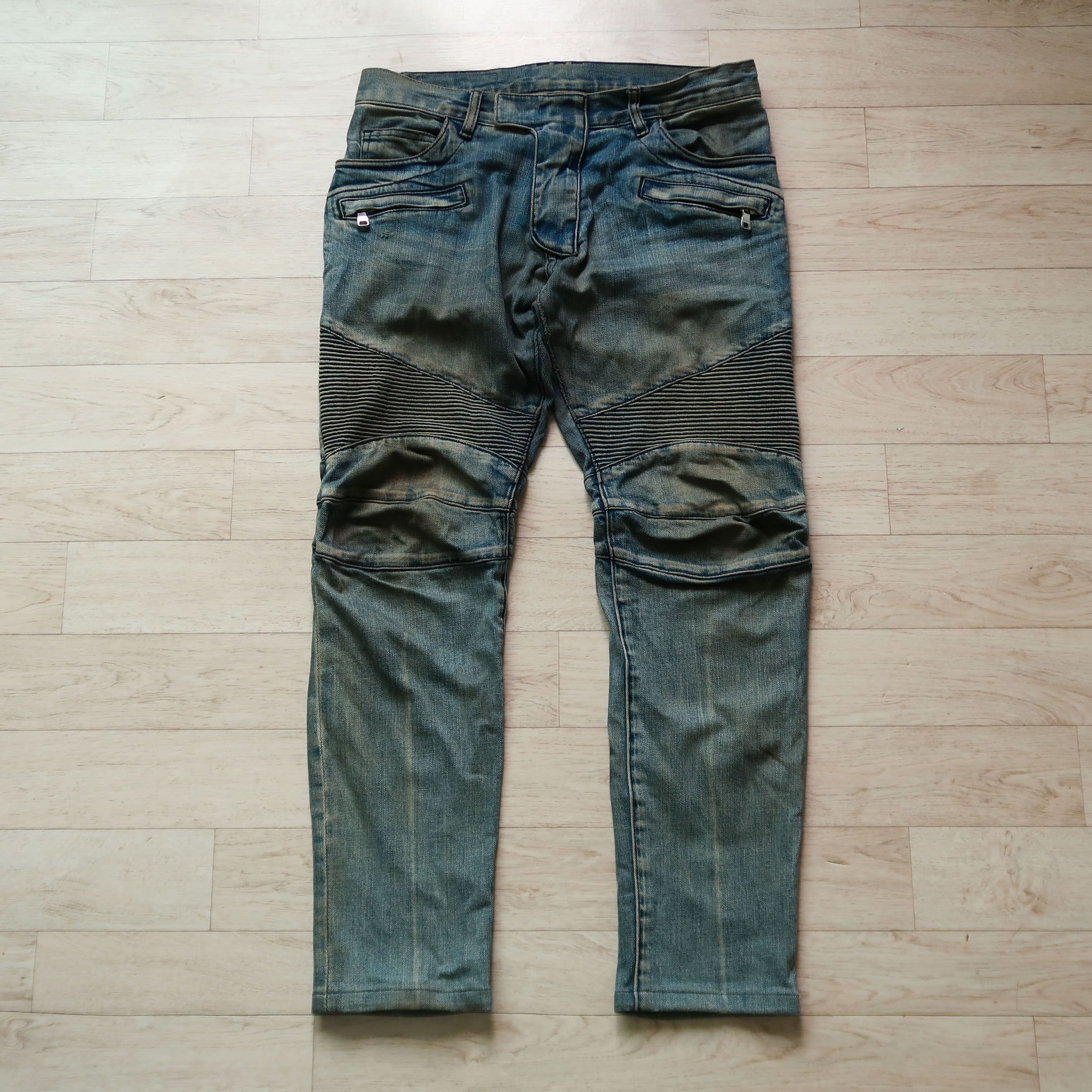 Balmain Balmain Biker Jeans Size US 30 / EU 46 - 1 Thumbnail
