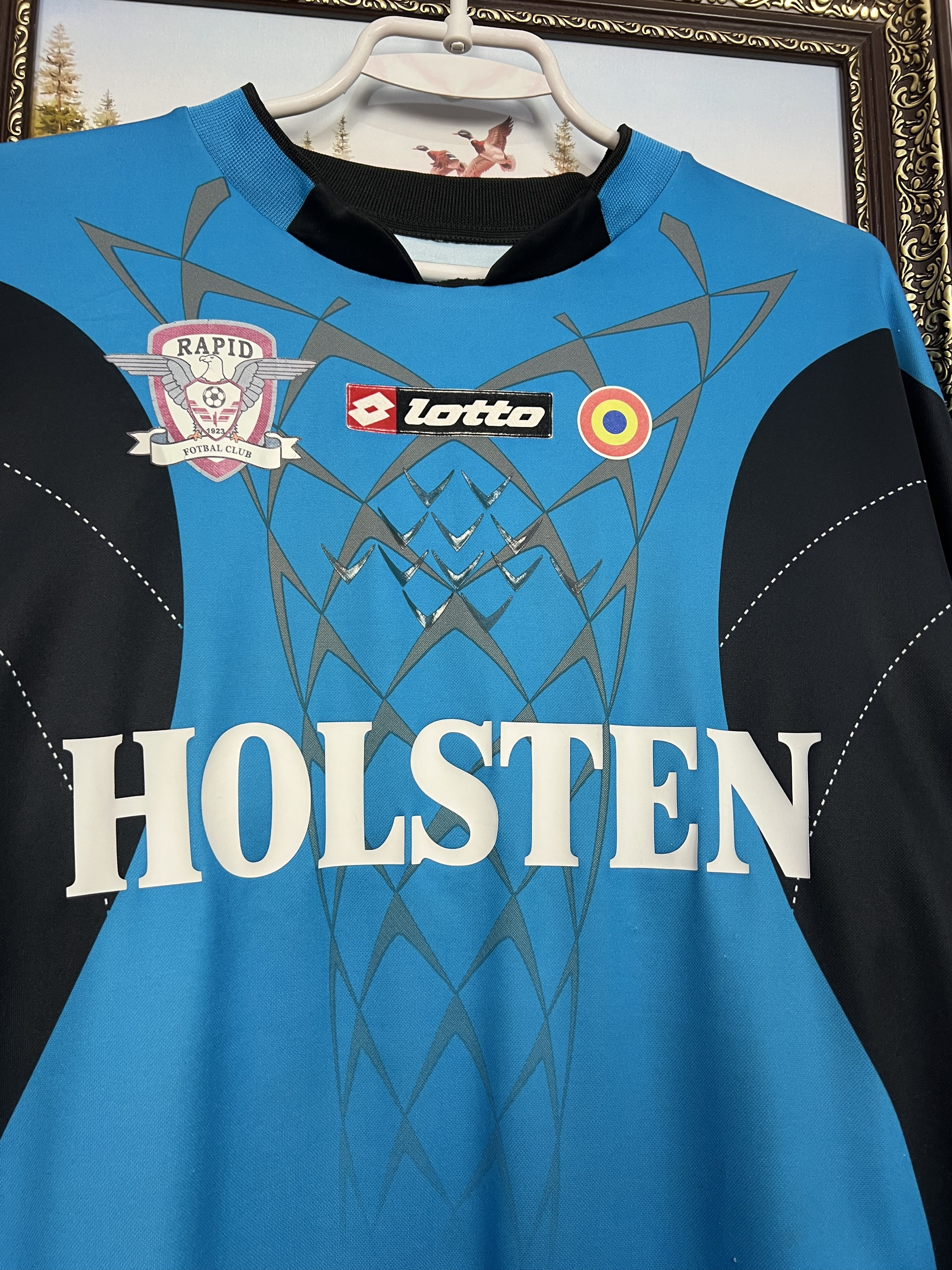 Lotto Sport Rapid Bucharest Goalkeeper Football Shirt Match Worn Jersey Size US XL / EU 56 / 4 - 3 Thumbnail