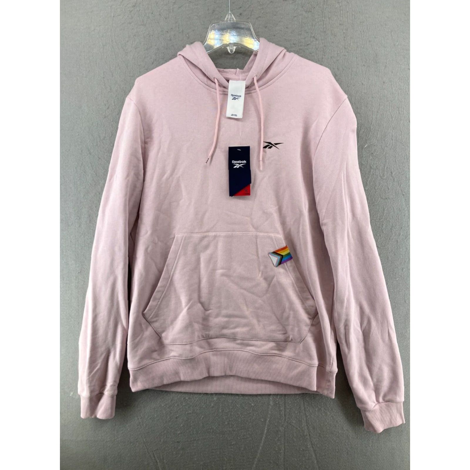 Reebok Reebok Hoodie Womens Large Pink Pride Flag NWT Size L / US 10 / IT 46 - 7 Thumbnail