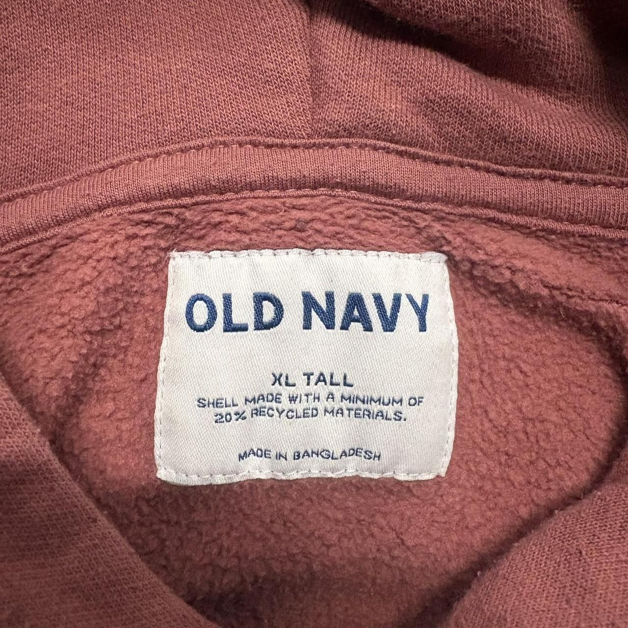 Old Navy Crazy Vintage Y2K/2000s Blank Old Navy Rosey Hoodie! Size US XL / EU 56 / 4 - 3 Thumbnail
