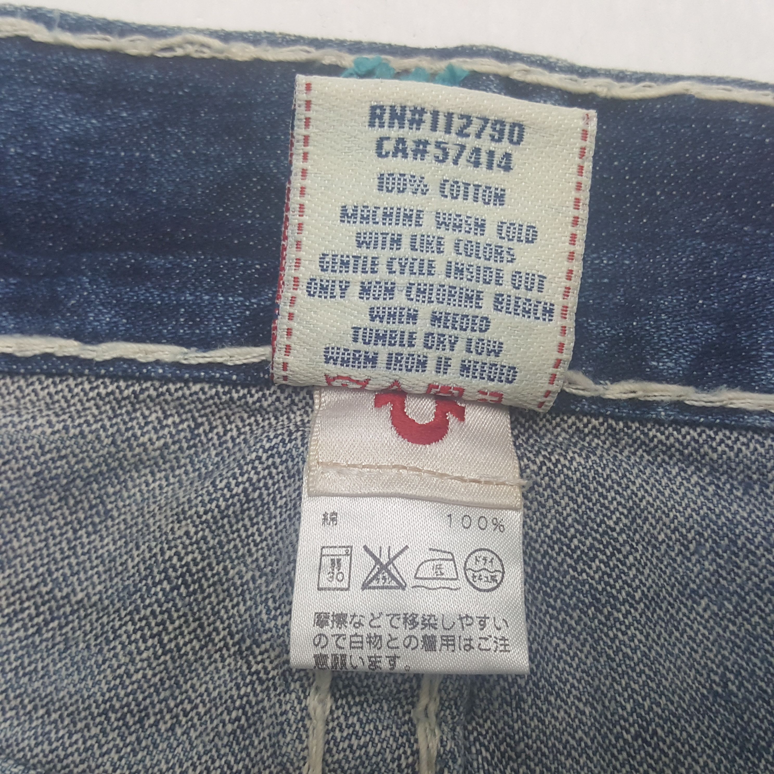 True Religion Vintage True Religion USA Denim Jeans Size US 31 - 14 Thumbnail