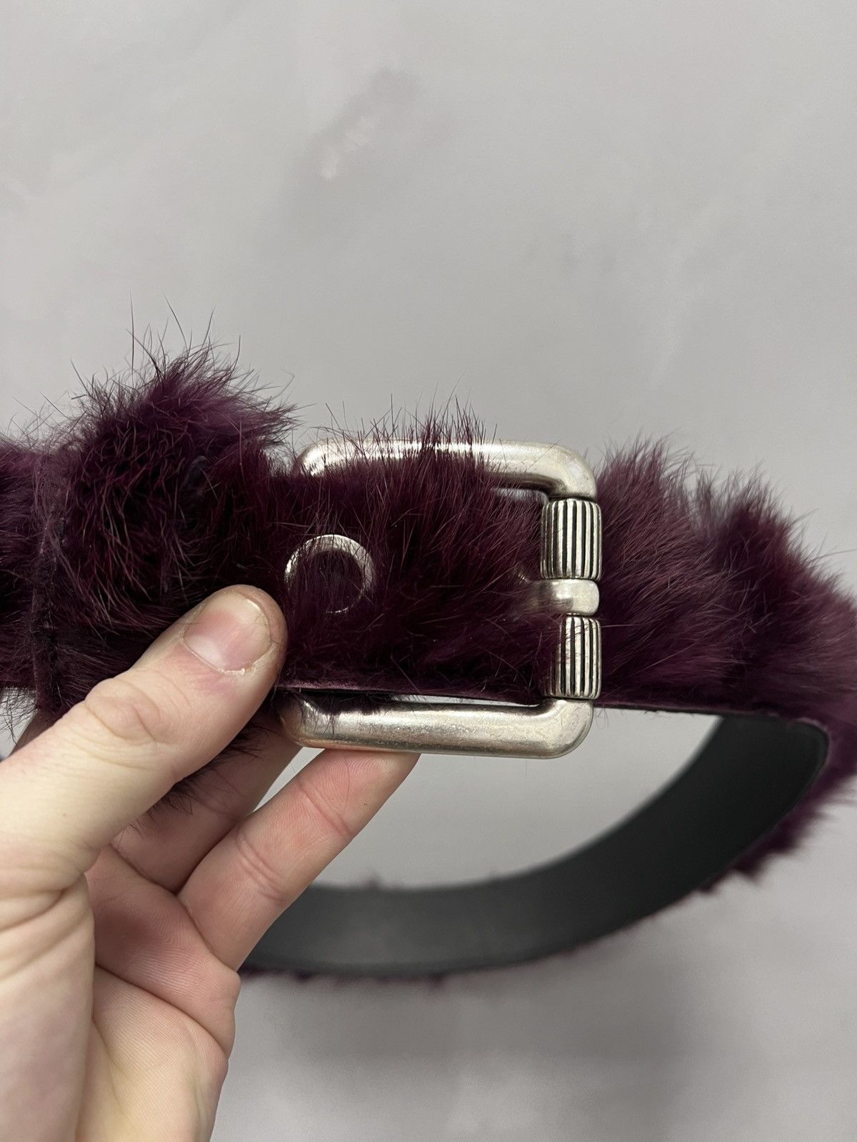 Hysteric Glamour × If Six Was Nine VINTAGE AVANT-GARDE GOTHIC LEATHER BELT RICK OWENS STYLE Size ONE SIZE - 3 Thumbnail