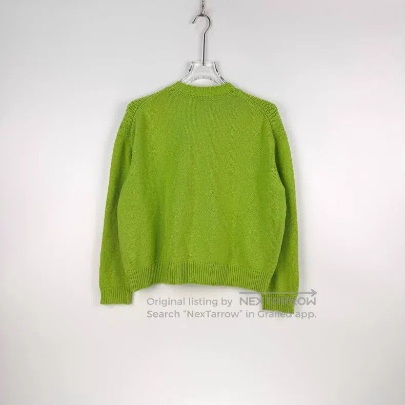 Hermes Hermes Green Metal Logo Cashmere Sweater Size XXS / US 00 / IT 34 - 4 Thumbnail
