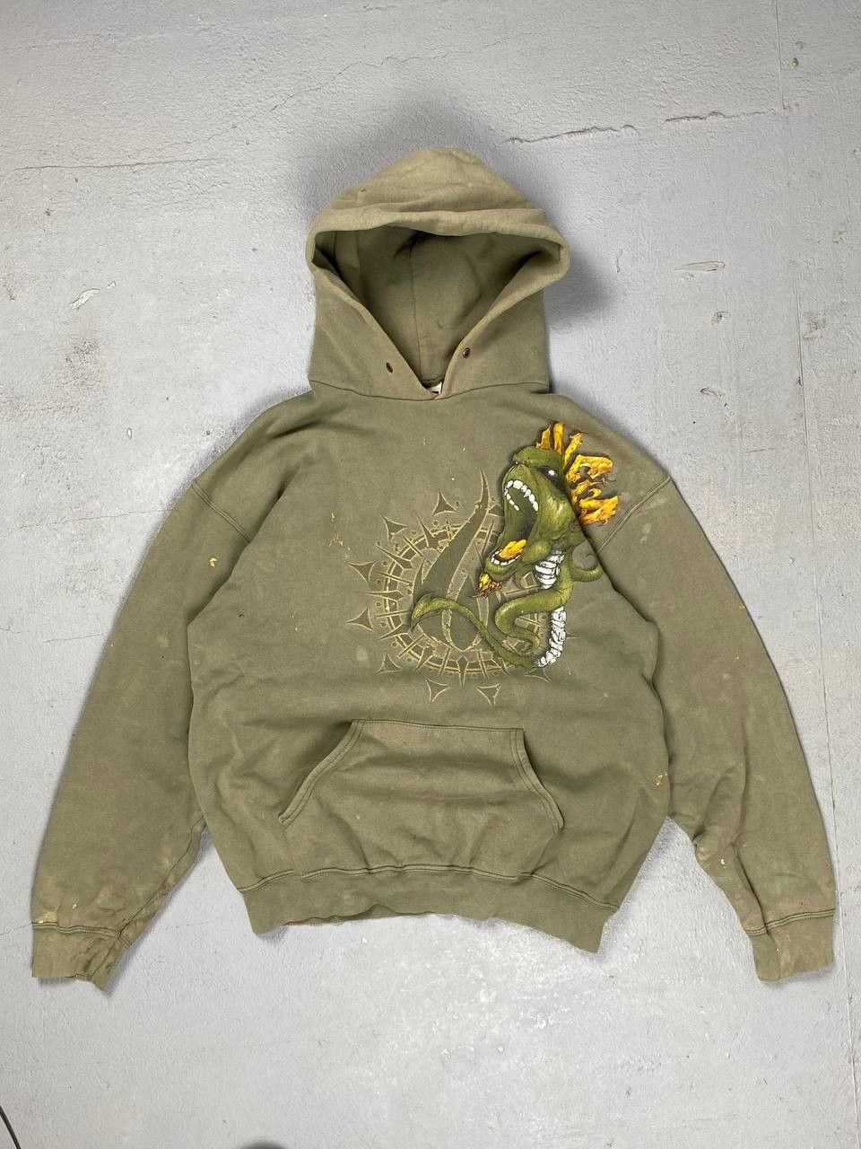 Band Tees Vintage hoodie In Flames band rock Distressed merch Size US L / EU 52-54 / 3 - 3 Thumbnail