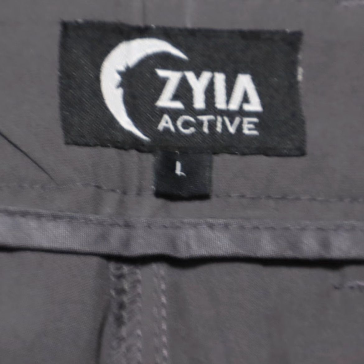 Vintage Zyia Active High Stretch Polyester Woven Golf Shorts Gray Women's L Size 36" / US 14 / IT 50 - 5 Thumbnail