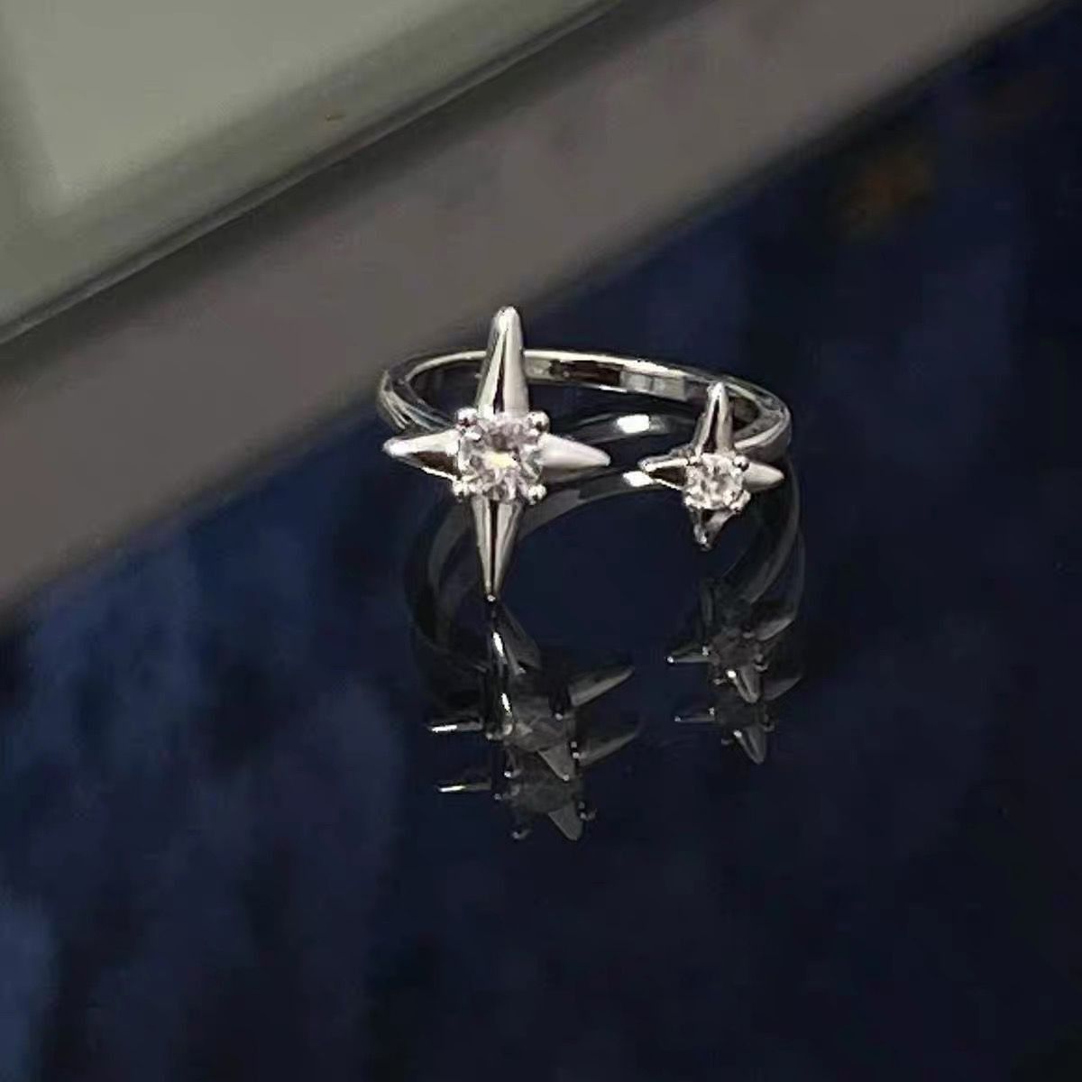 Jewelry Rare Jewelry Rings Open Size Chrome Ring (Size 7-13) Size ONE SIZE - 6 Thumbnail