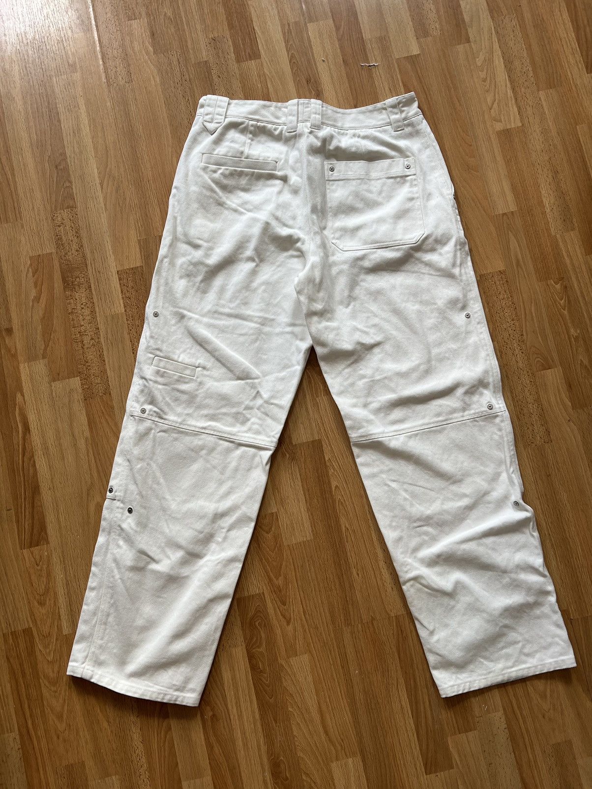 Helmut Lang Helmut Lang Off White Workwear Pants Size US 32 / EU 48 - 6 Thumbnail
