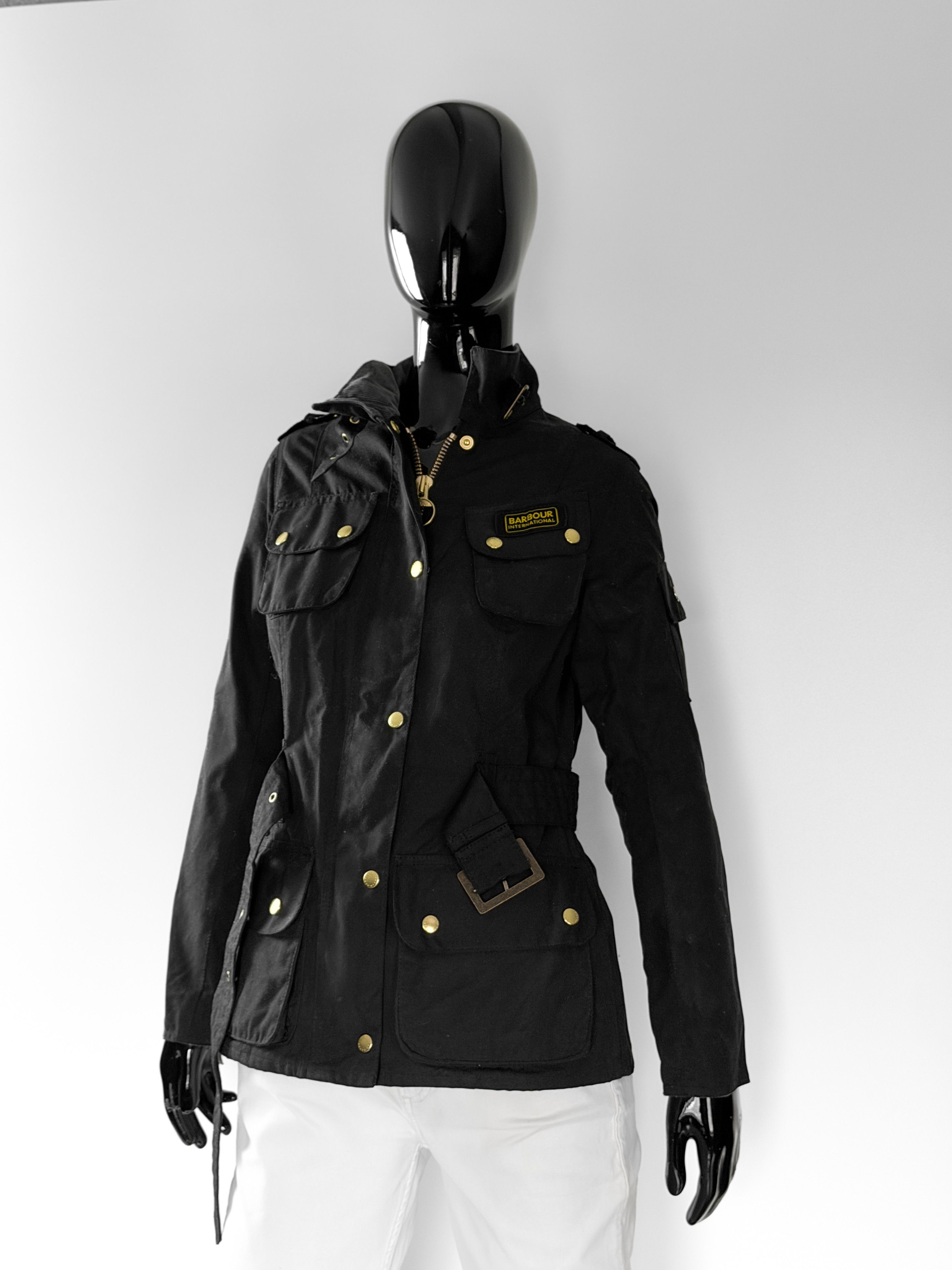 Barbour Barbour International Waxed Women’s Jacket Size M / US 6-8 / IT 42-44 - 10 Thumbnail