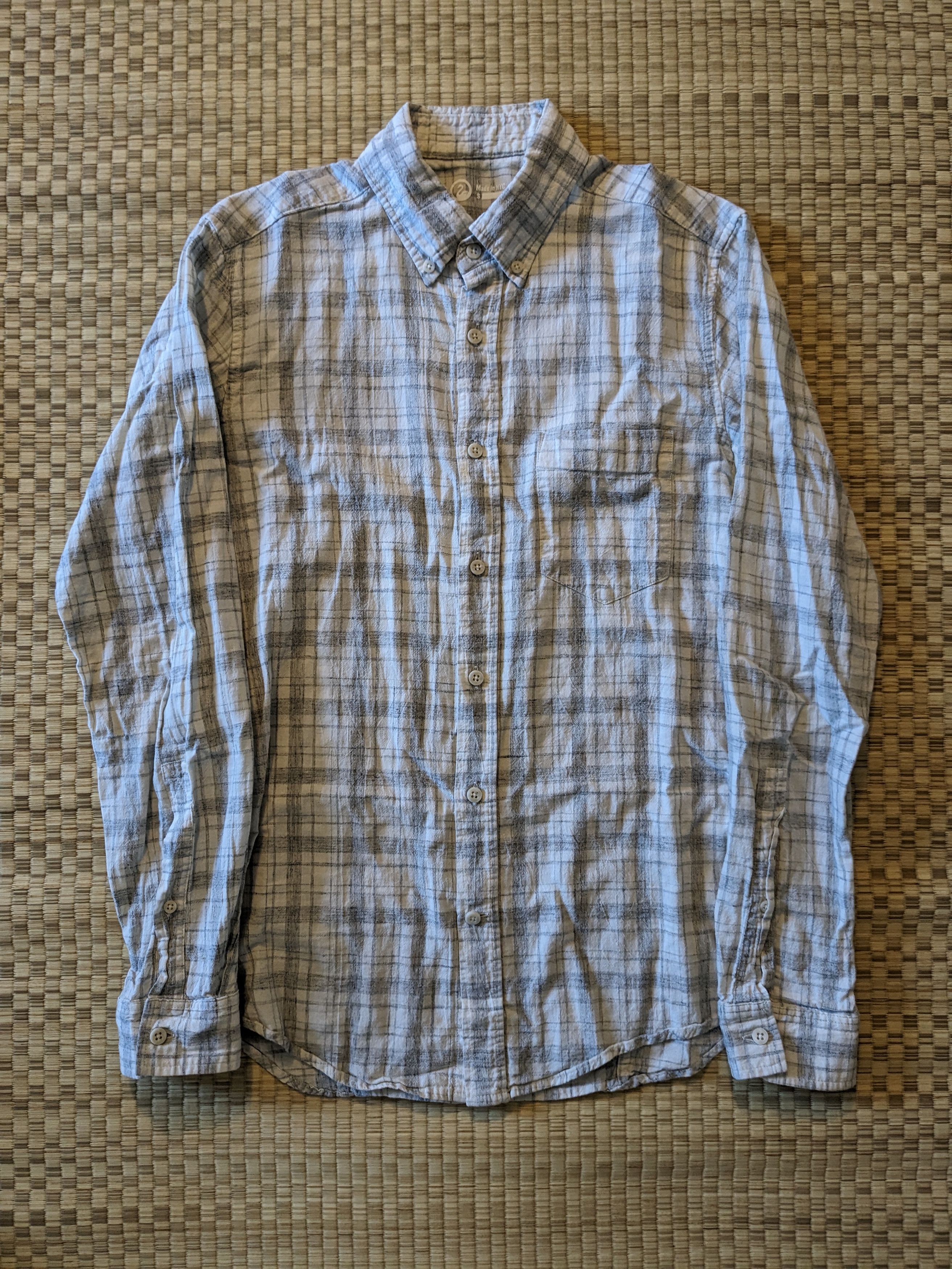 Outlier Outlier Cotton Linen Pivot Button Up Shirt Made in NYC | Grailed