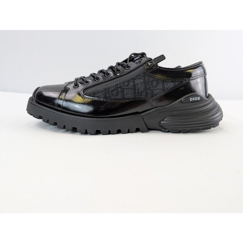 Dior o1rshd1 Combat Derby Low Top Sneaker in Black Size US 9 / EU 42 - 11 Thumbnail