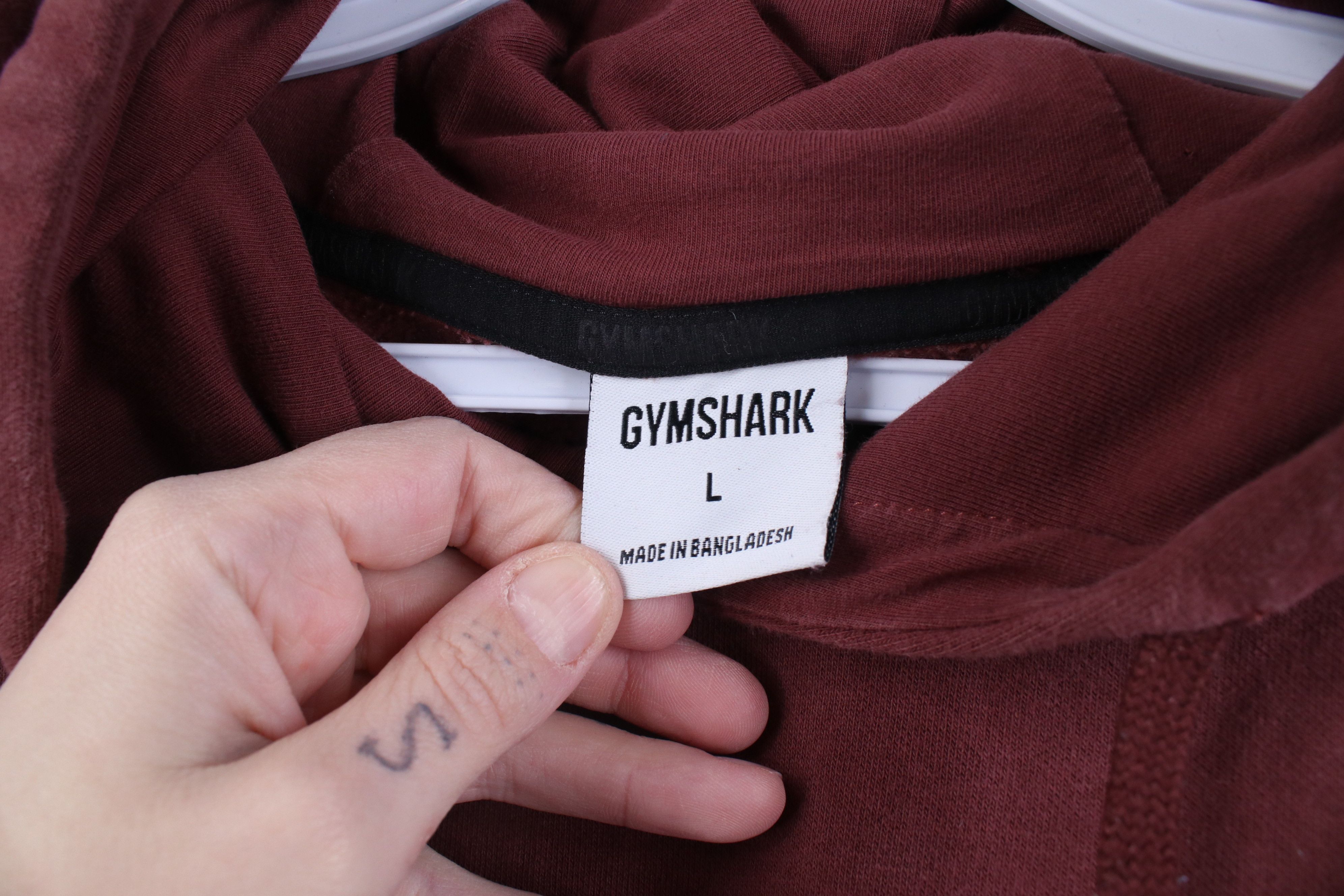Gymshark Gymshark Box Logo Workout Gym Hoodie Sweatshirt Red Size US L / EU 52-54 / 3 - 9 Thumbnail