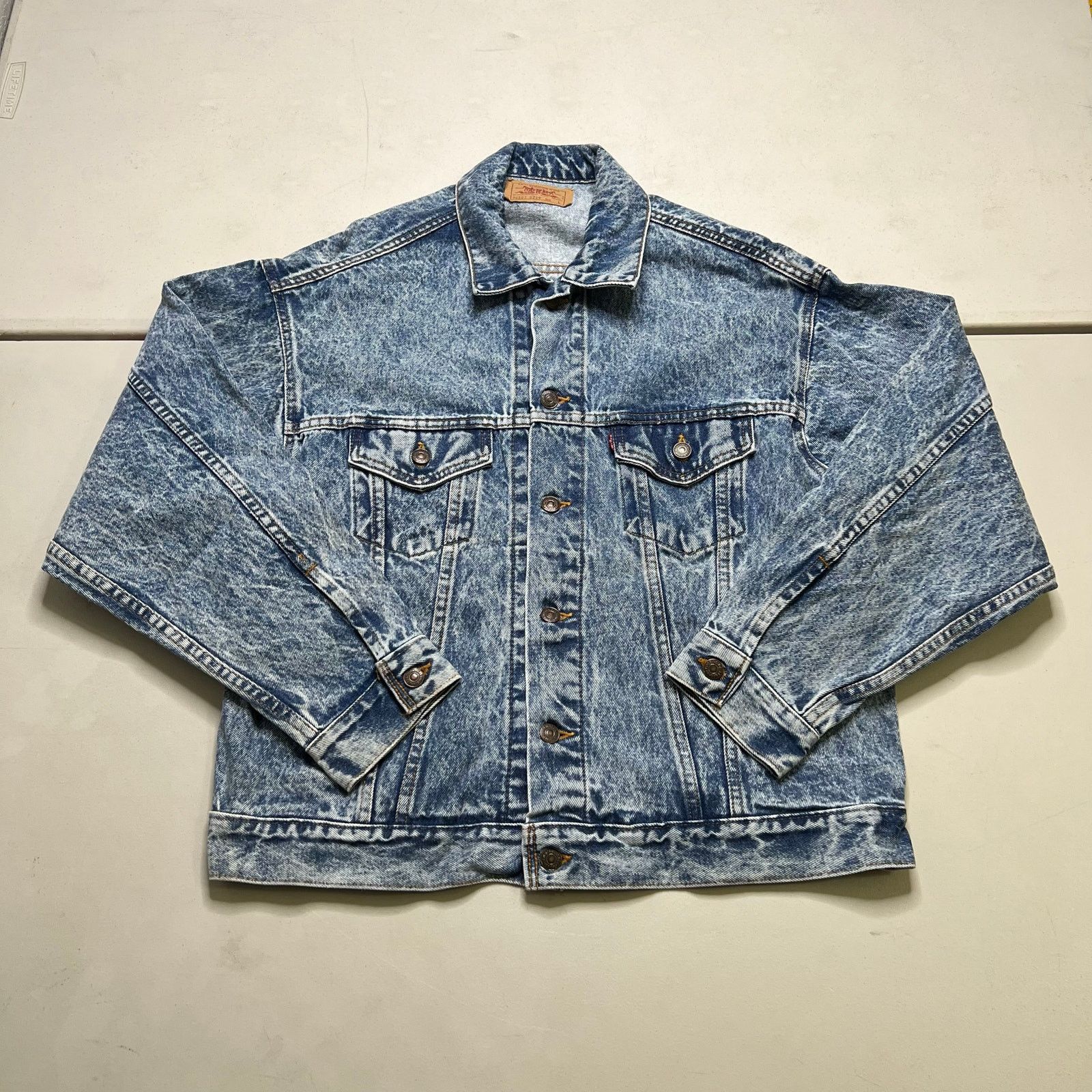 Levi's Vintage Levi’s 70507 Acid Wash Denim Trucker Jacket USA L Size US L / EU 52-54 / 3 - 10 Thumbnail