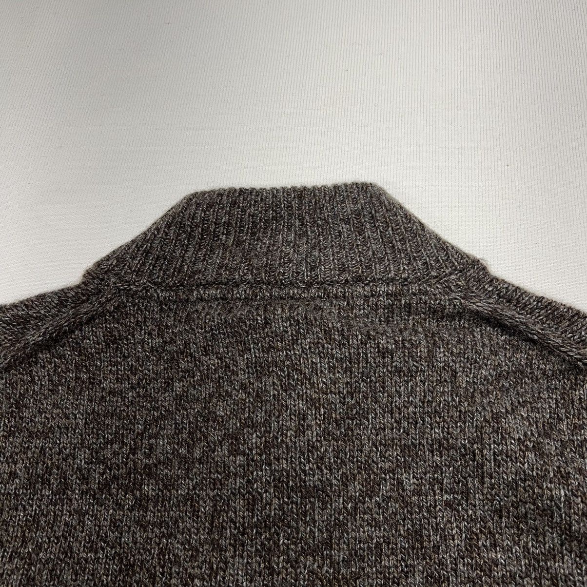Saks Fifth Avenue Saks Fifth Avenue Sweater Brown Cashmere 1/4 Button Italy Size US XL / EU 56 / 4 - 11 Thumbnail