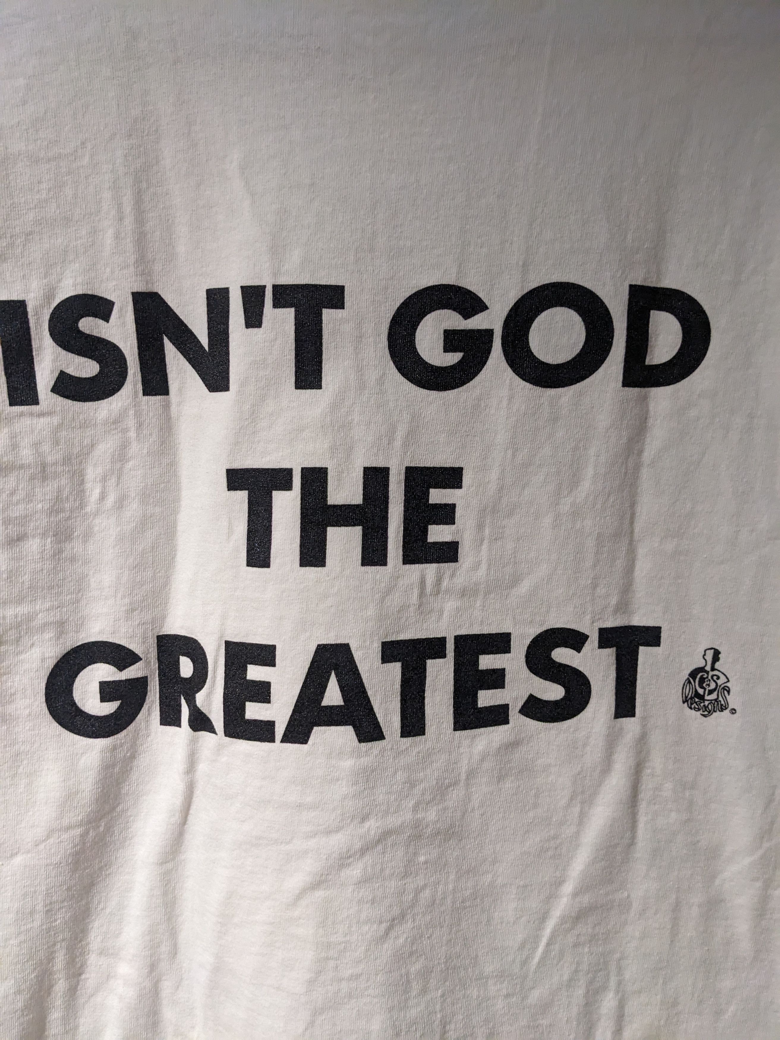 Vintage Vintage 1992 God is Like Humor Comedy Funny Religion T-Shirt Size US XL / EU 56 / 4 - 6 Thumbnail