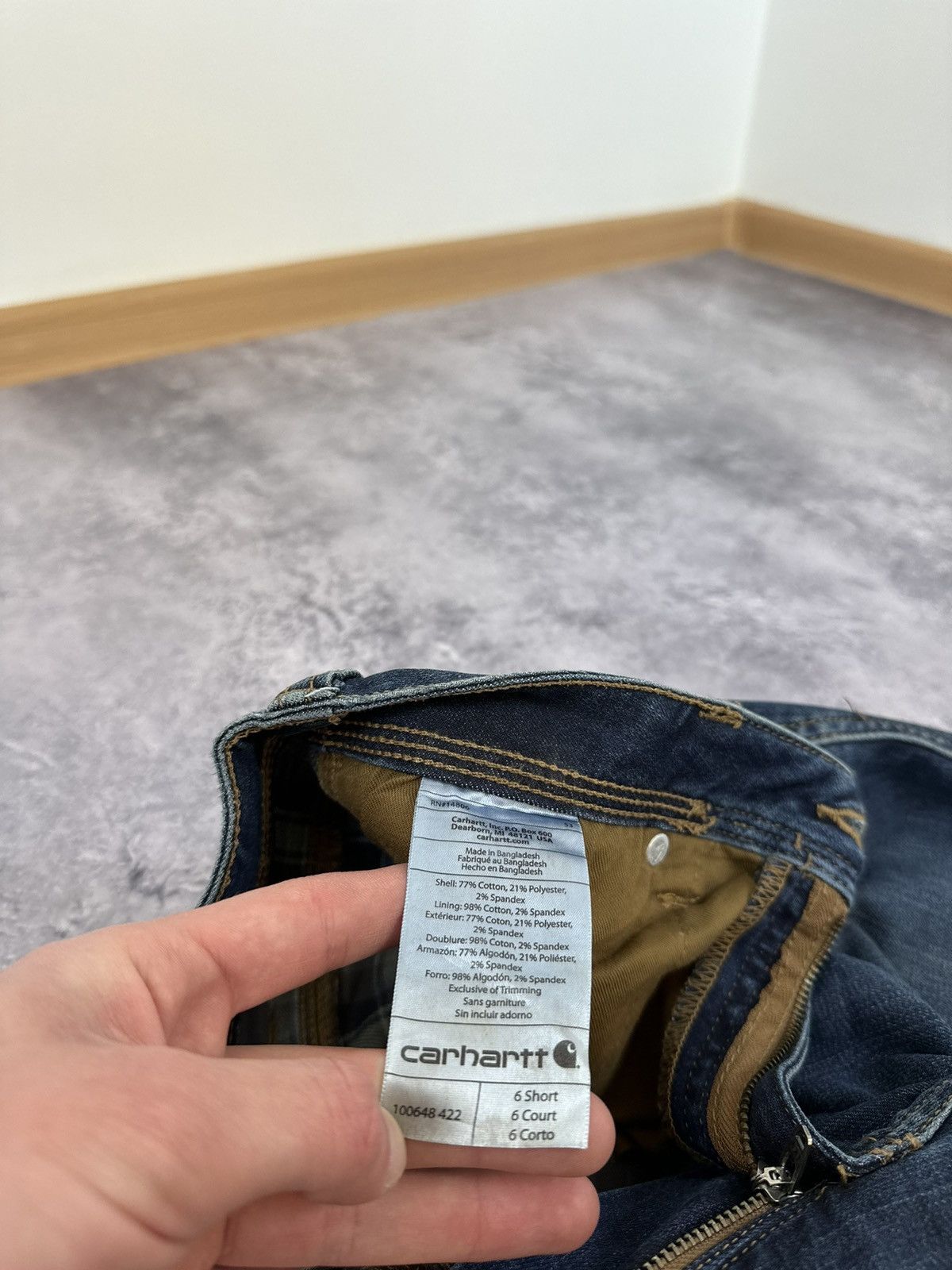Carhartt Vintage Carhartt USA Distressed Flared Bootcut Opium Jeans Size 28" / US 6 / IT 42 - 12 Thumbnail