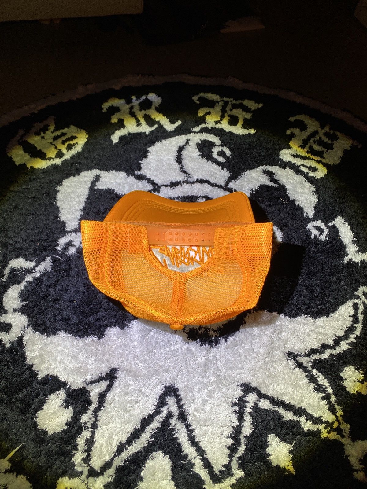 Gnarcotic gnarcotic neon orange trucker hat Size ONE SIZE - 2 Thumbnail