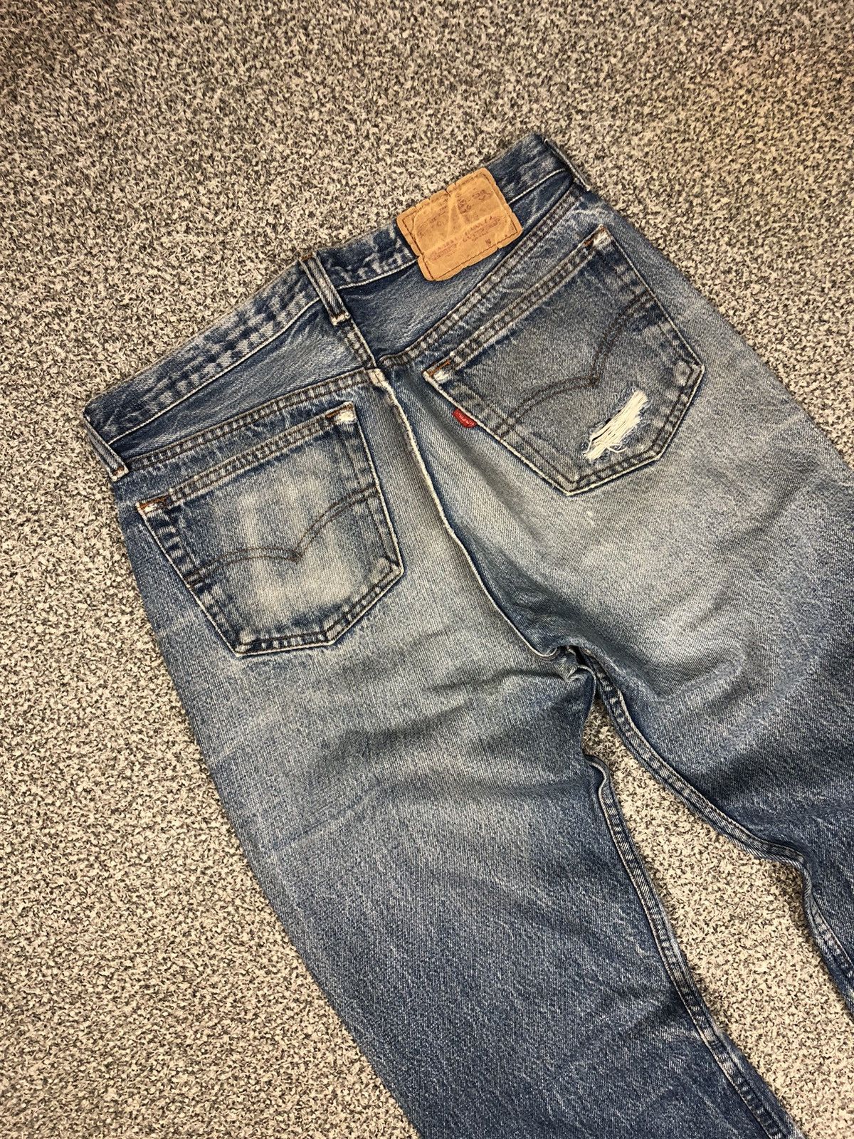 Japanese Brand × Levi's × Vintage Vintage Distressed Levis LVC Kurt Cobain Style Jeans Size US 31 - 13 Thumbnail