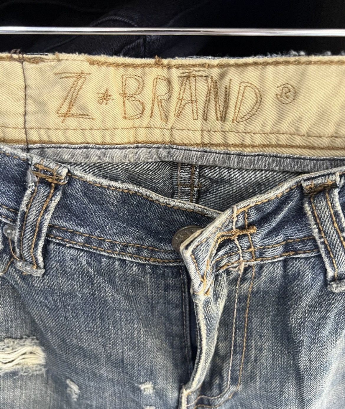 Z Brand 🔥Vintage Z Brand Distressed Denim Size US 31 - 16 Thumbnail