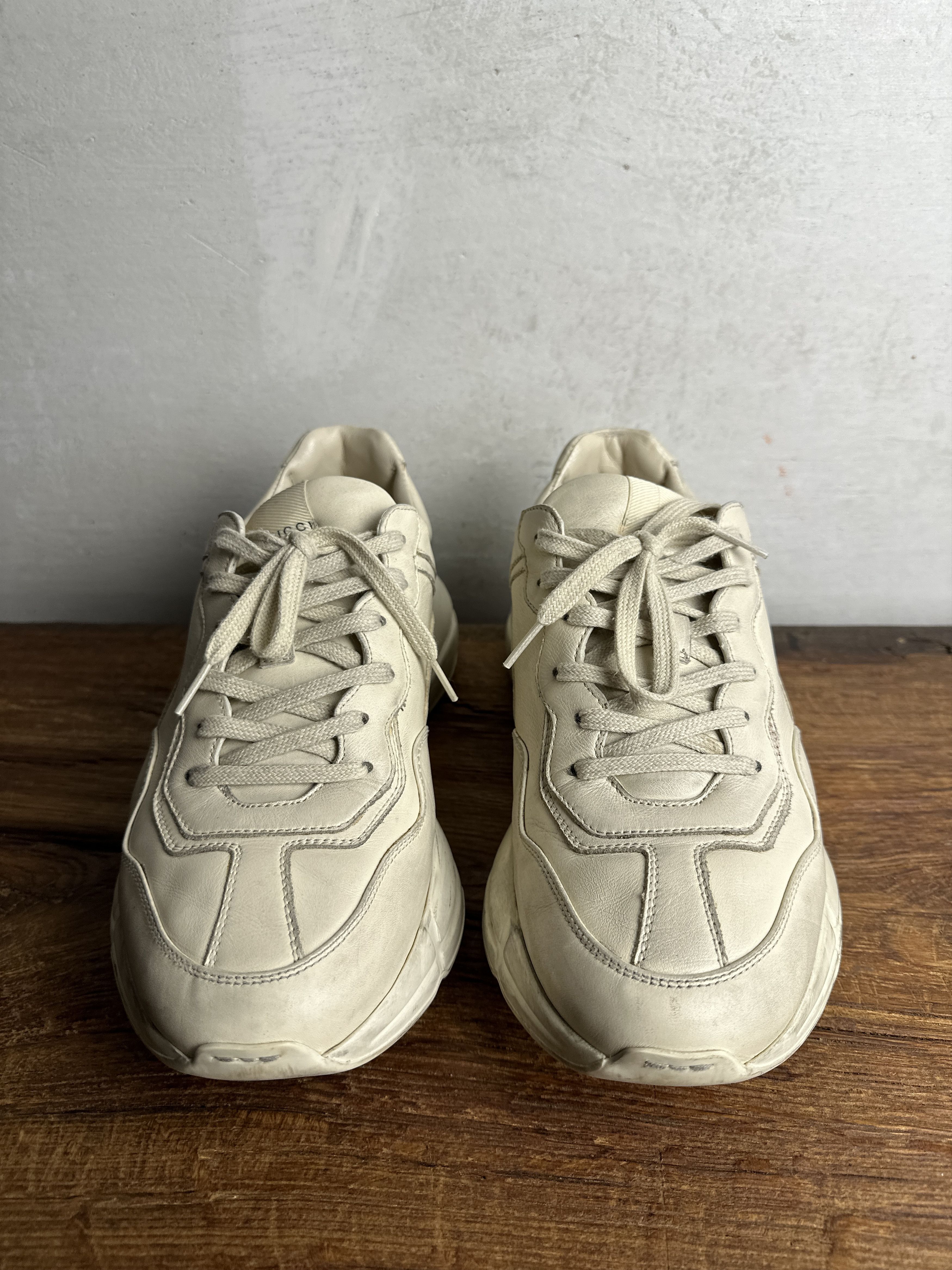 Gucci Gucci Distressed Rhyton Sneakers Size US 10 / EU 43 - 11 Thumbnail
