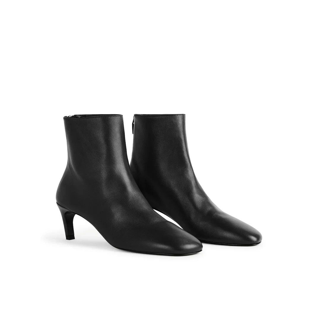 Toteme TOTEME Nappa Mid-Heel Black Boots New & Authentic (Women's s Size US 11 / IT 41 - 2 Thumbnail