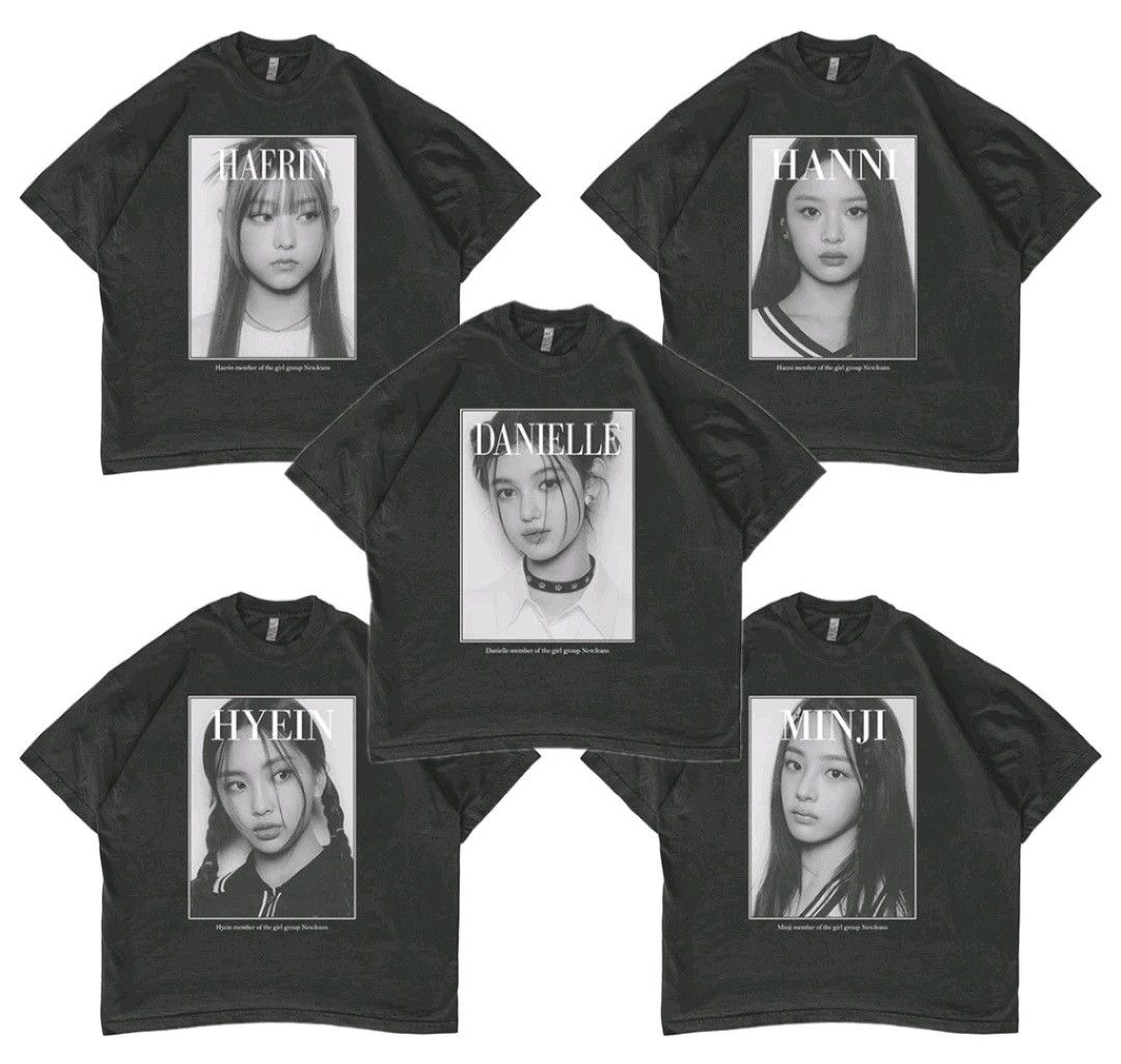 image of Idol Radec x Popular Demand Bundling New Jeans All Members Size Xxl Oversize in Black, Men's