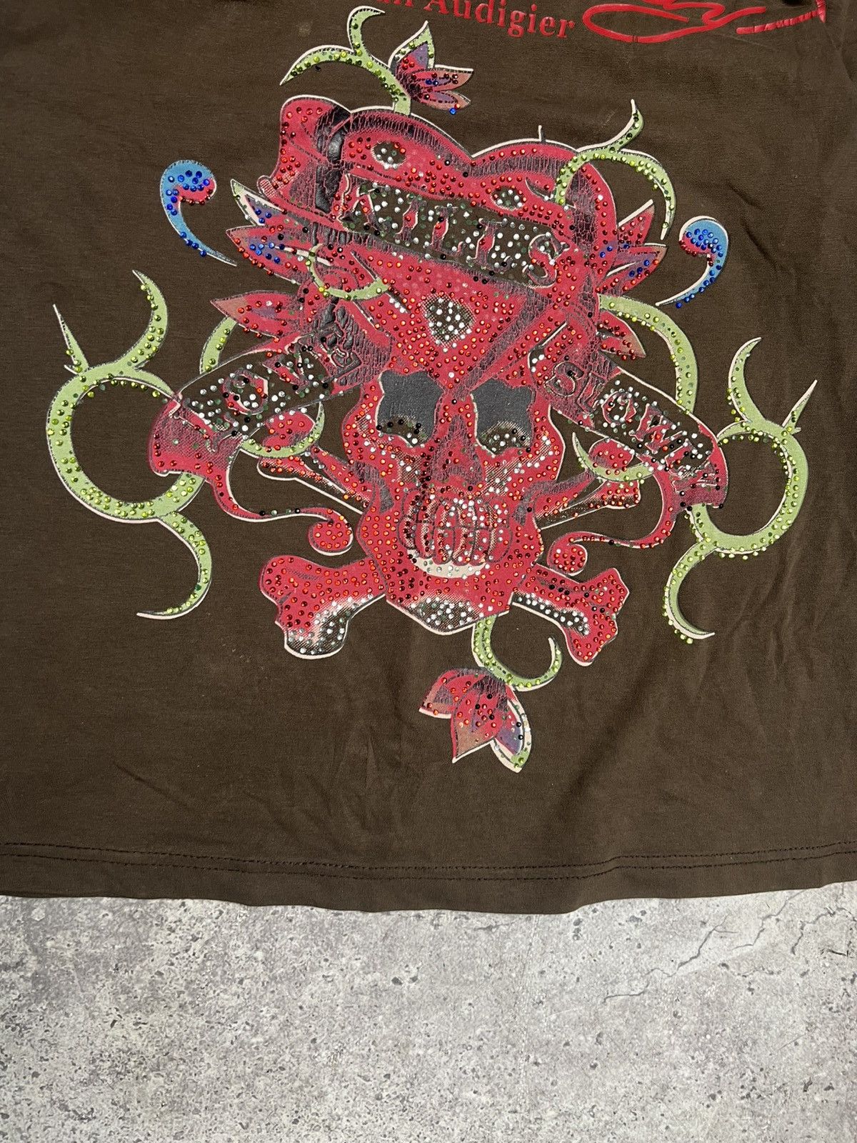 Christian Audigier Vintage Ed Hardy Tee Y2K Size S / US 4 / IT 40 - 3 Thumbnail