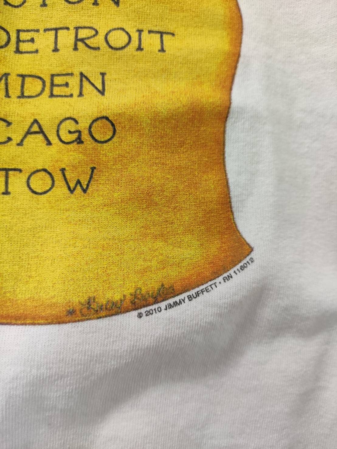 Band Tees Jimmy Buffett Under the Big Top Tour Long Sleeve T-Shirts Size US L / EU 52-54 / 3 - 12 Thumbnail