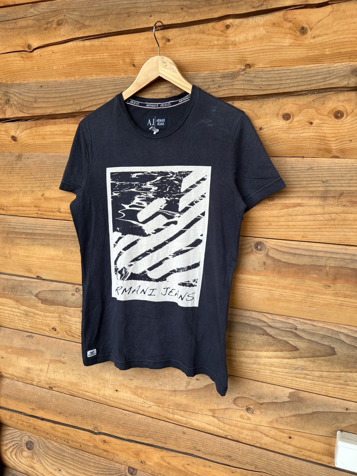 Emporio Armani VINTAGE EMPORIO ARMANI JEANS Y2K HYPE SWAG DRIP T SHIRT FASH Size US M / EU 48-50 / 2 - 2 Thumbnail