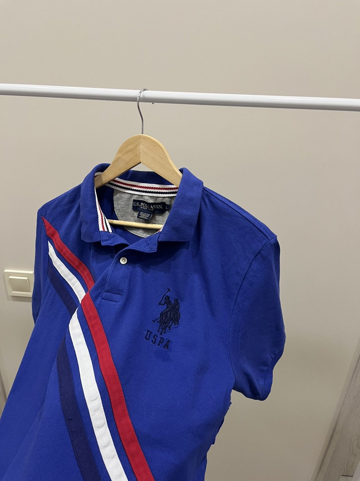 Vintage VINTAGE POLO RALPH LAUREN RUGBY 3 BIG PONY Polos T- shirt Size US L / EU 52-54 / 3 - 6 Thumbnail