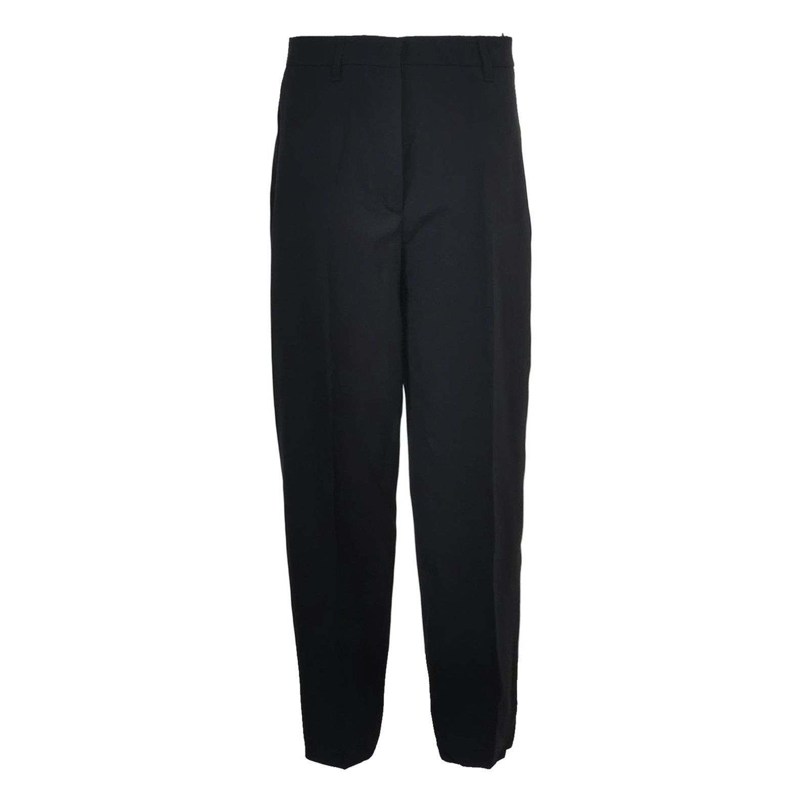 Prada Prada Black Wool Trousers Size 40 0089 Size 40" / US 18 - 1 Thumbnail