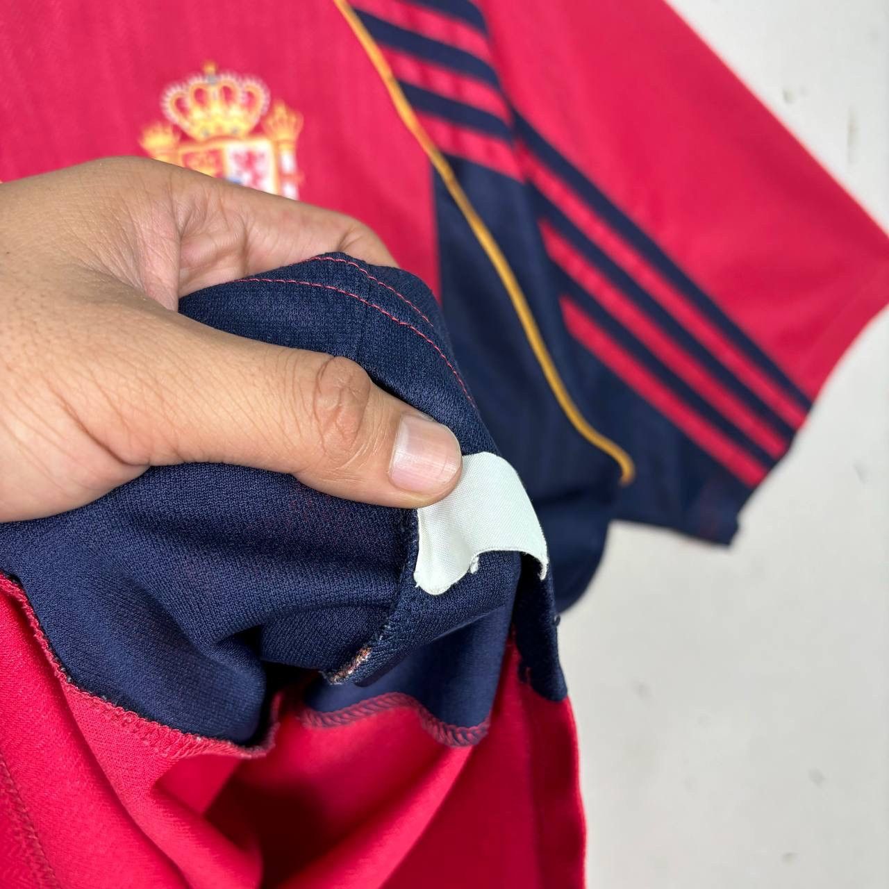 Adidas Vintage 98/99 Spain World Cup Adidas Jersey Home Red Large Size US L / EU 52-54 / 3 - 7 Thumbnail