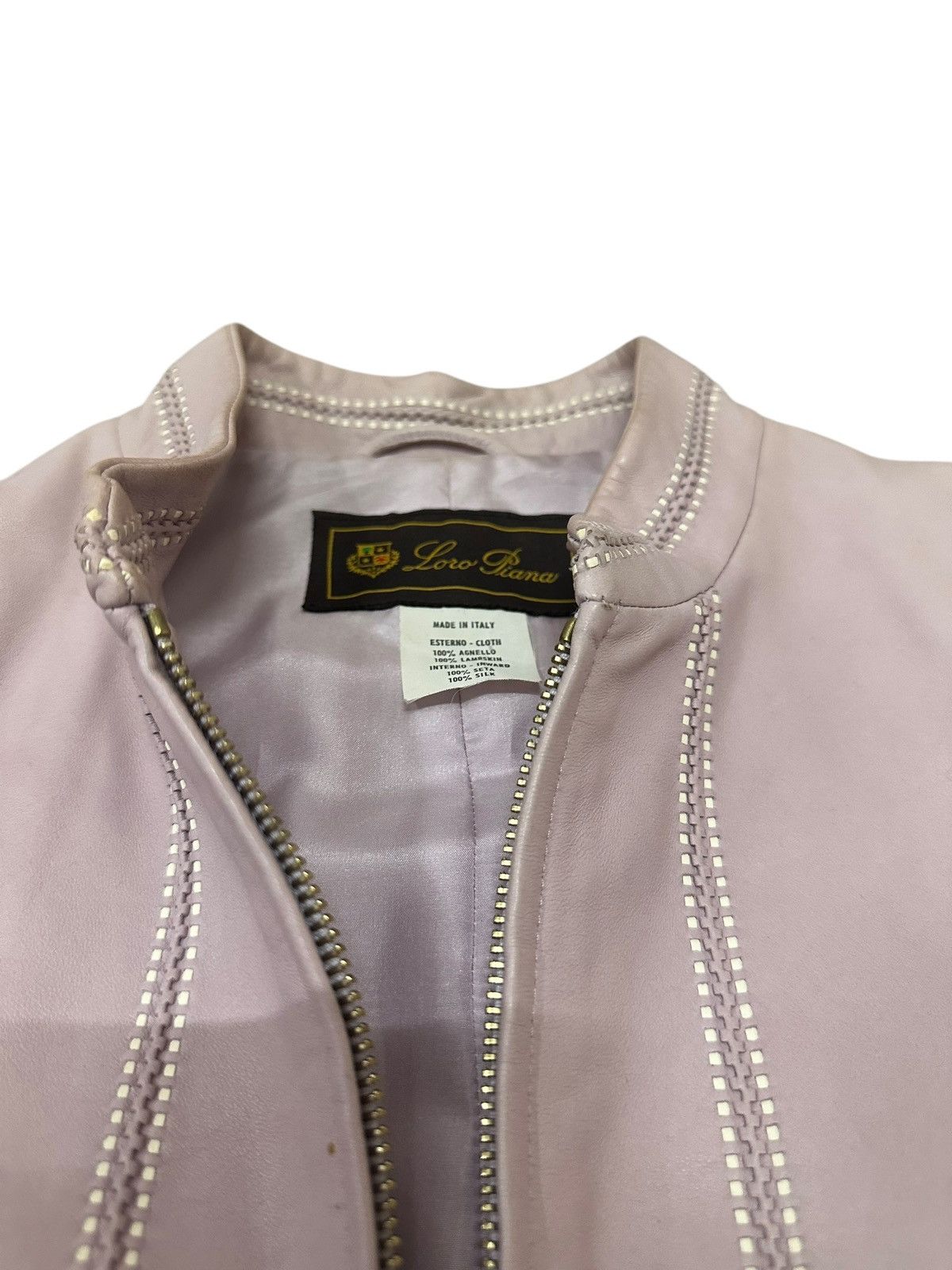 Loro Piana Loro Piana Pink CrossStitching Jacket Size XL / US 12-14 / IT 48-50 - 5 Thumbnail