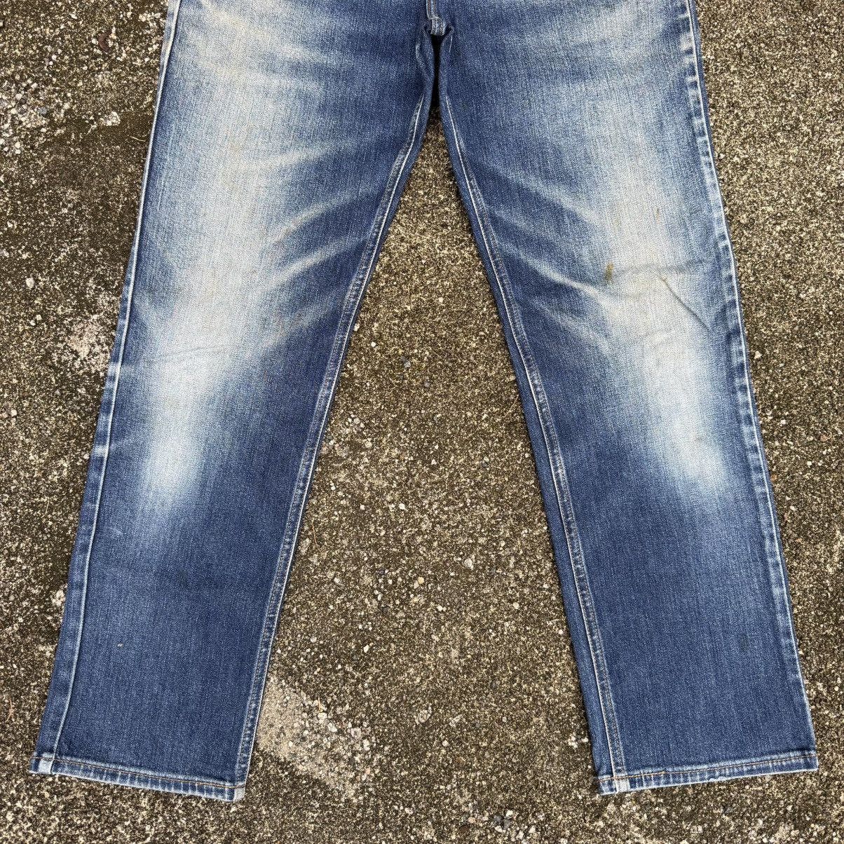 Wrangler VINTAGE WRANGLER MUD WASHED DENIM JEAN PANTS Size US 32 / EU 48 - 4 Thumbnail