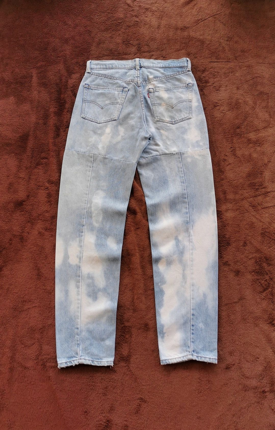 Levi's Vintage Levis Bleach Reworked Legs Denim Jeans Size US 30 / EU 46 - 4 Thumbnail