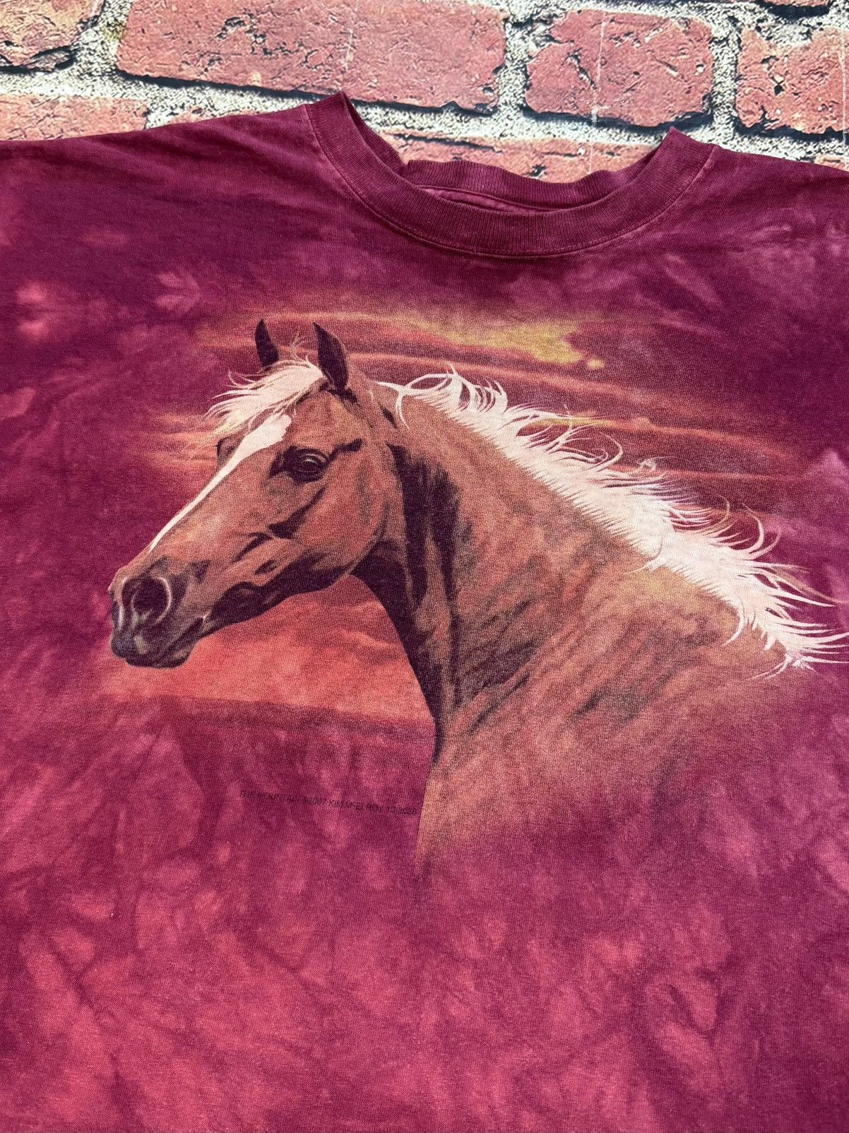 The Mountain The Mountain Horse T-Shirt Y2K Art Tie Dye 2007 Kim McElroy Size US L / EU 52-54 / 3 - 2 Thumbnail