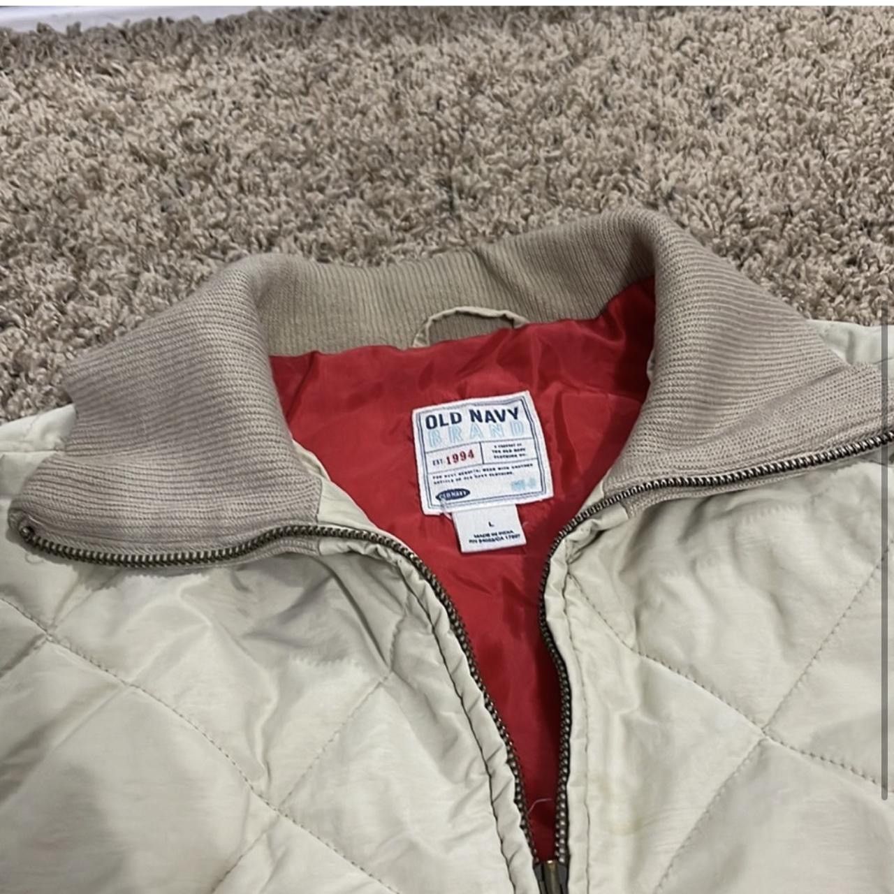 Old Navy × Vintage Old Navy Y2K Quilted Jacket Size L / US 10 / IT 46 - 2 Thumbnail