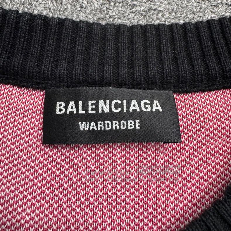 Balenciaga Balenciaga Coke Inlay Knitted Sweater Size US M / EU 48-50 / 2 - 2 Thumbnail