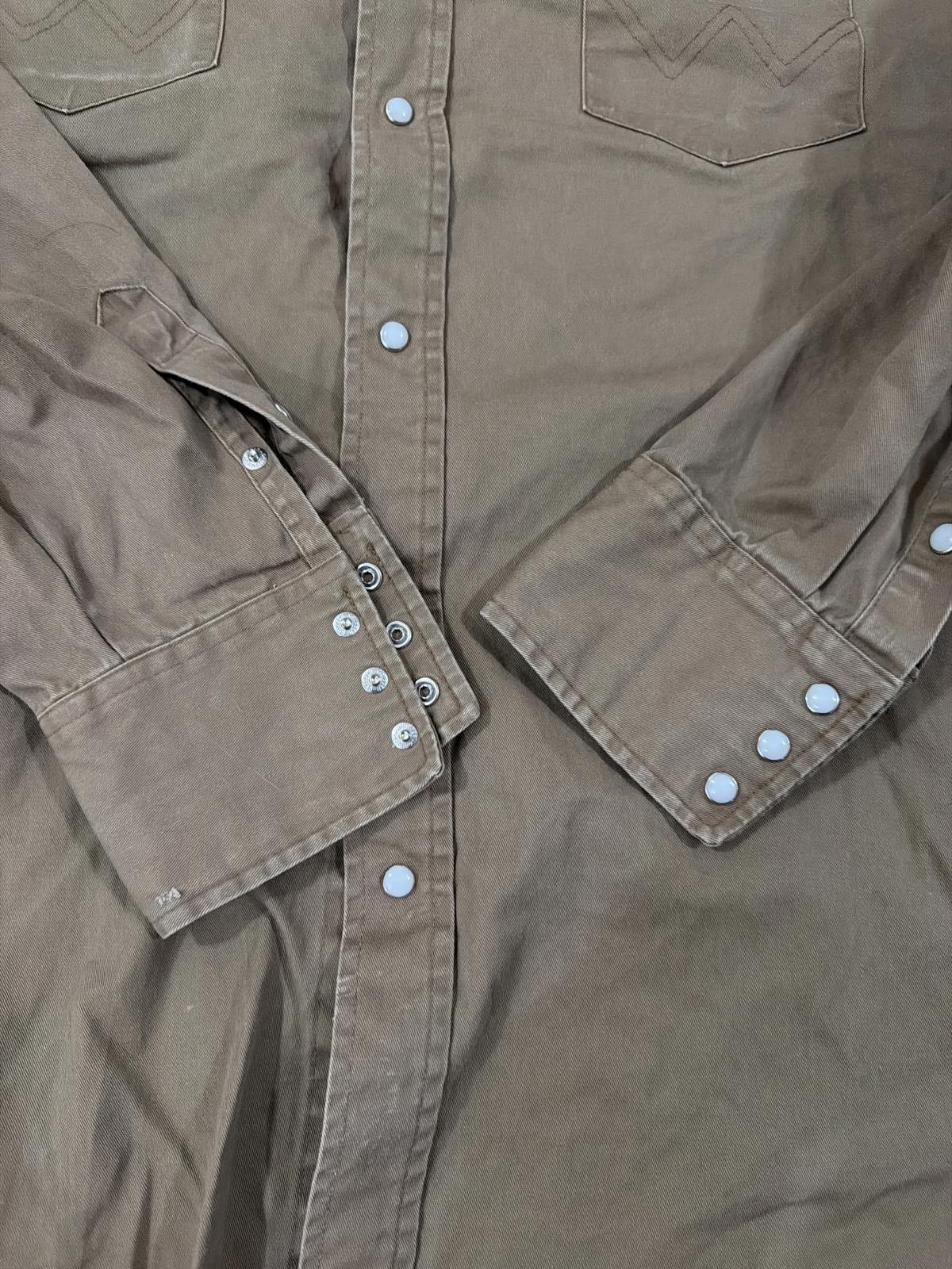 Wrangler Vintage Wrangler Western Brushpopper Cowboy Snap Shirt 90s Size US XXL / EU 58 / 5 - 5 Thumbnail