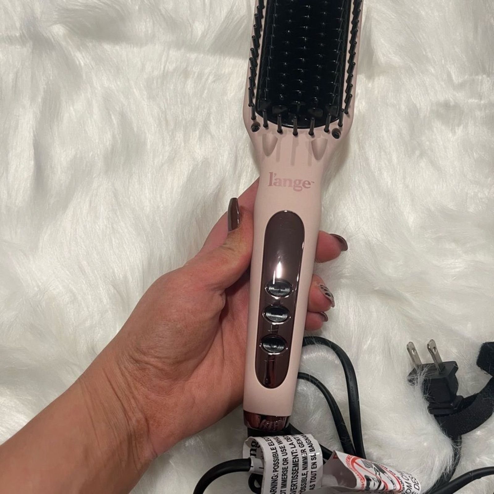 Vintage L'ange Pink Le Vite Ceramic Straightening Brush Size ONE SIZE - 3 Thumbnail