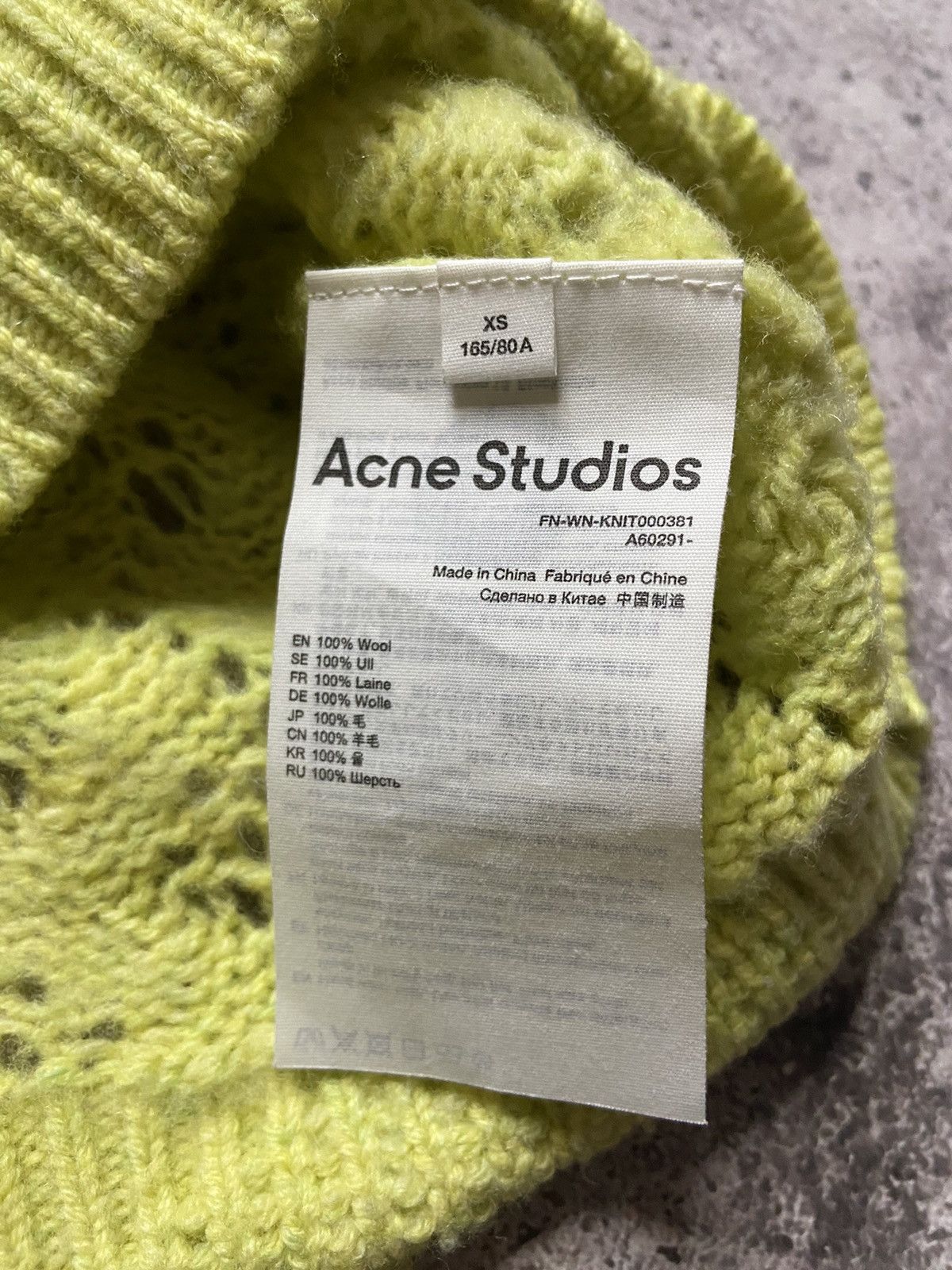 Acne Studios RARE Acne Studios sweater vest unisex Size XS / US 0-2 / IT 36-38 - 3 Thumbnail