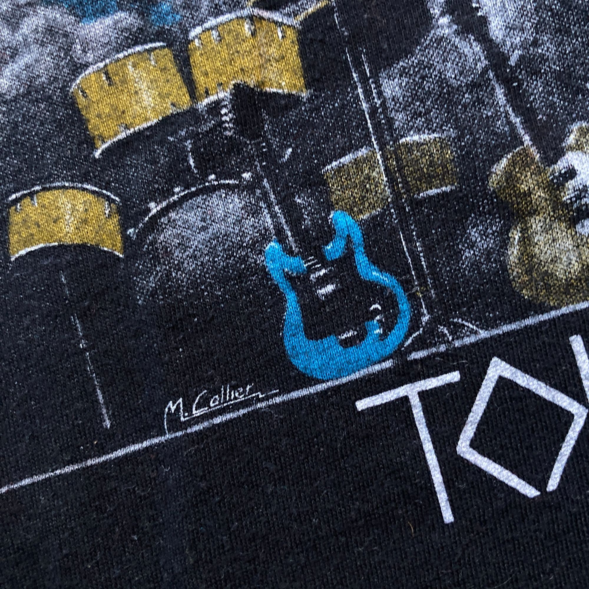Other Genesis 1980 Tour Black Single Stitch Vintage T-Shirt With C Size US M / EU 48-50 / 2 - 5 Thumbnail