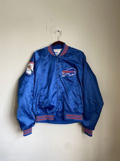 Bobbie Buffalo Bills Vintage 80s Satin Varsity Jacket